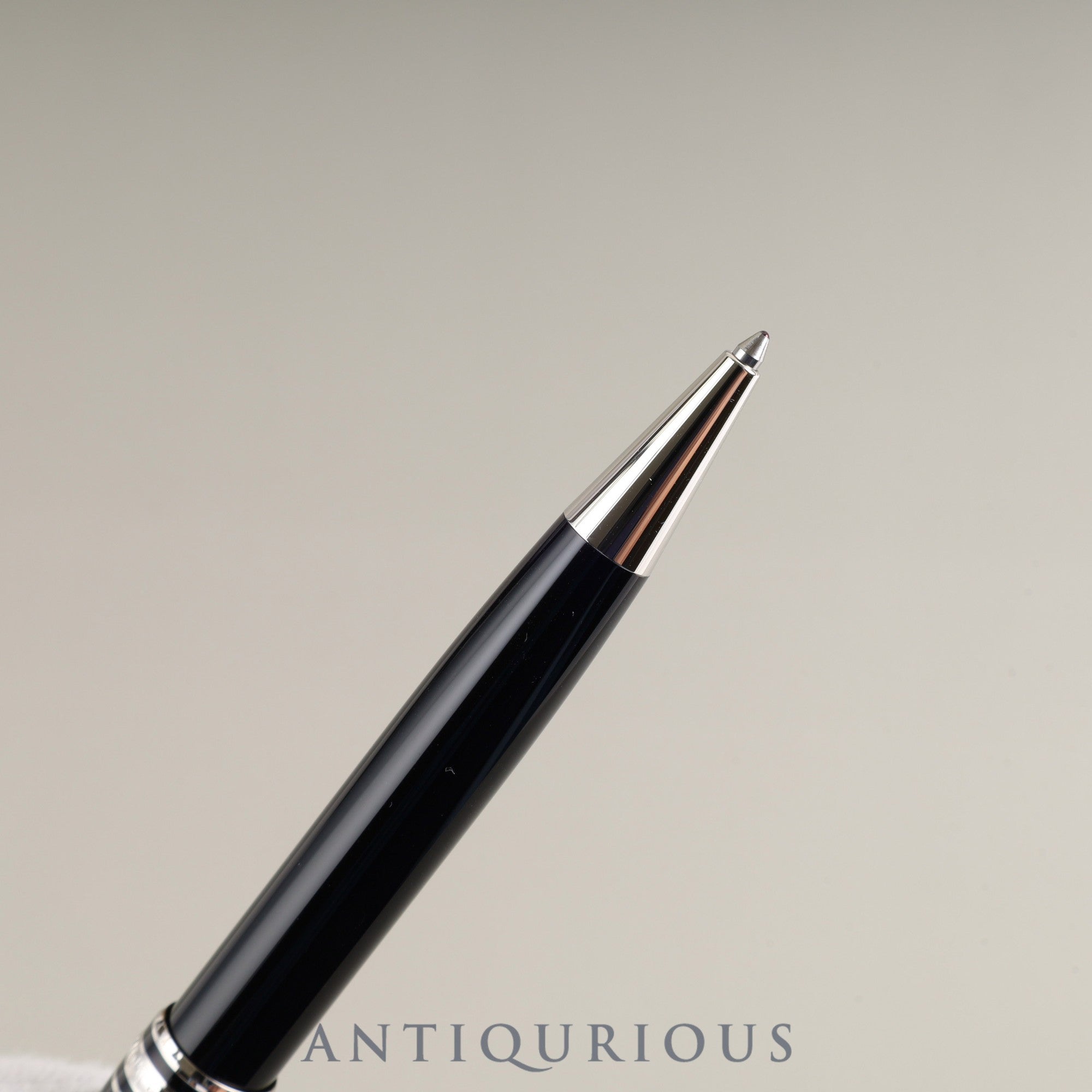 Montblanc Meisterstück Picks Twist Ballpoint Pen Metal x Resin Black x Silver Box Warranty Card (2007) New Refill Included