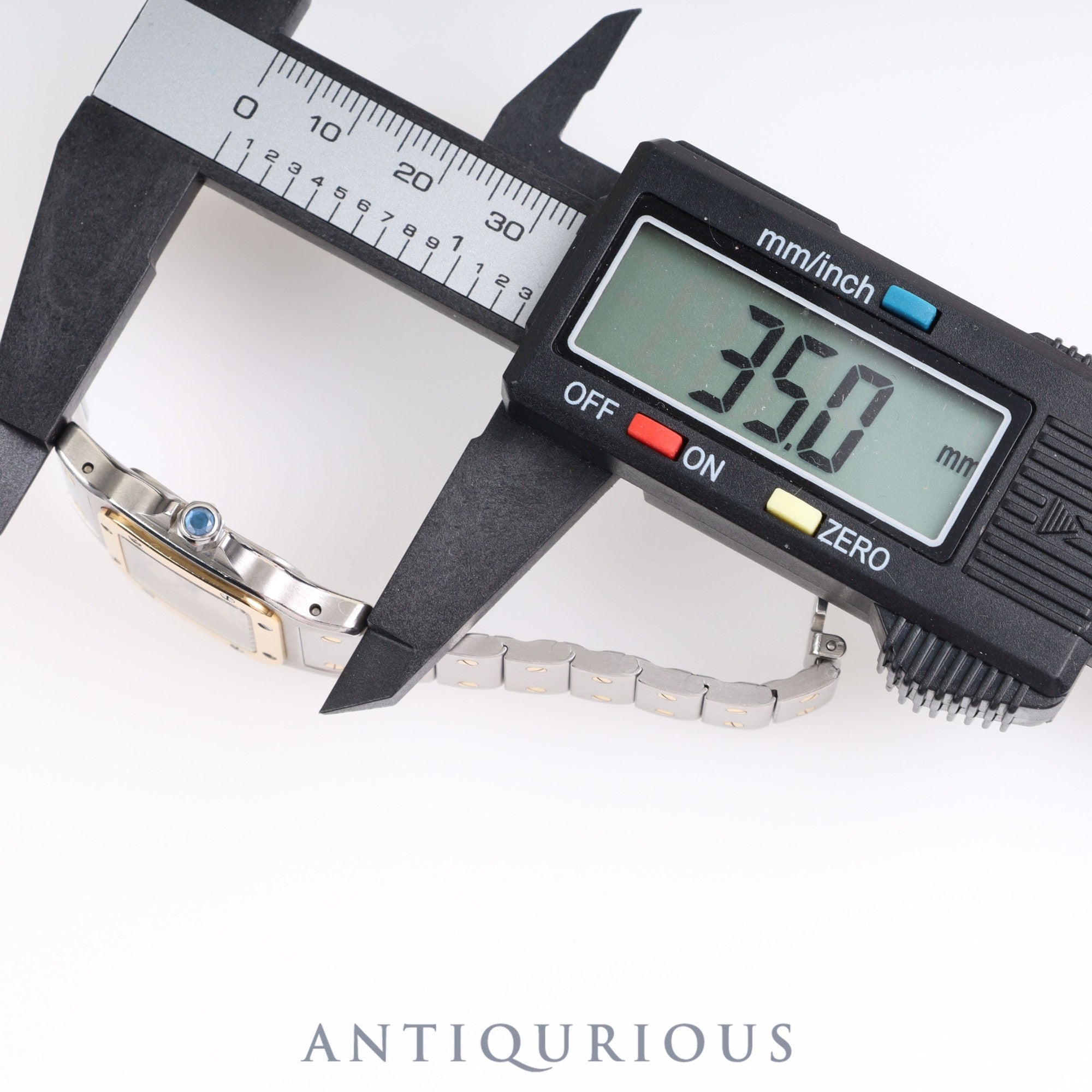 Cartier Santos Galbee SM 166930 Quartz SS/YG SS/YG Ivory dial Box Warranty card (1989)