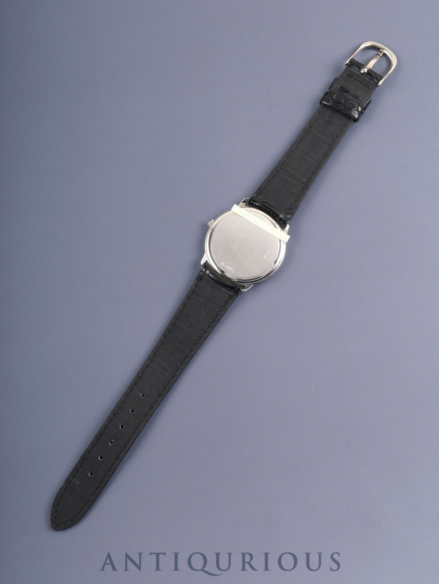 Audemars Piguet Round Quartz Cal.2612 750WG Leather Original Pin Buckle (750WG) Silver Dial Overhauled
