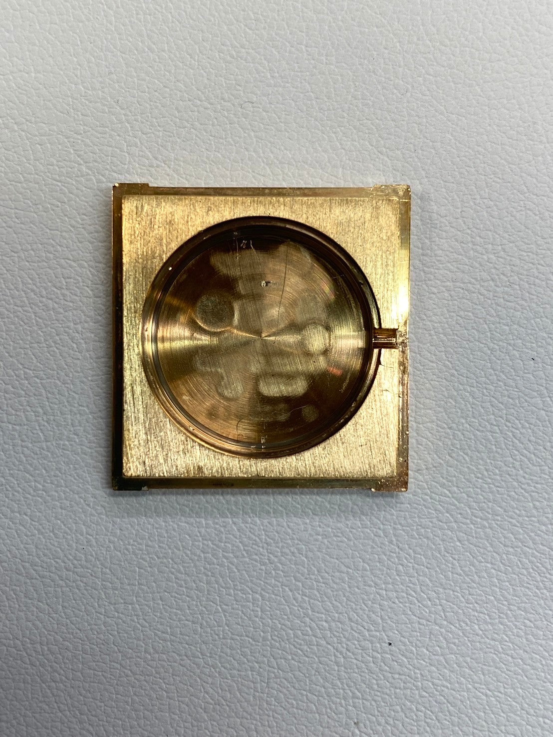 Cartier Must Tank LM Manual winding Cal.78-1 SV925 Leather Genuine buckle (GP) Black onyx dial Overhauled