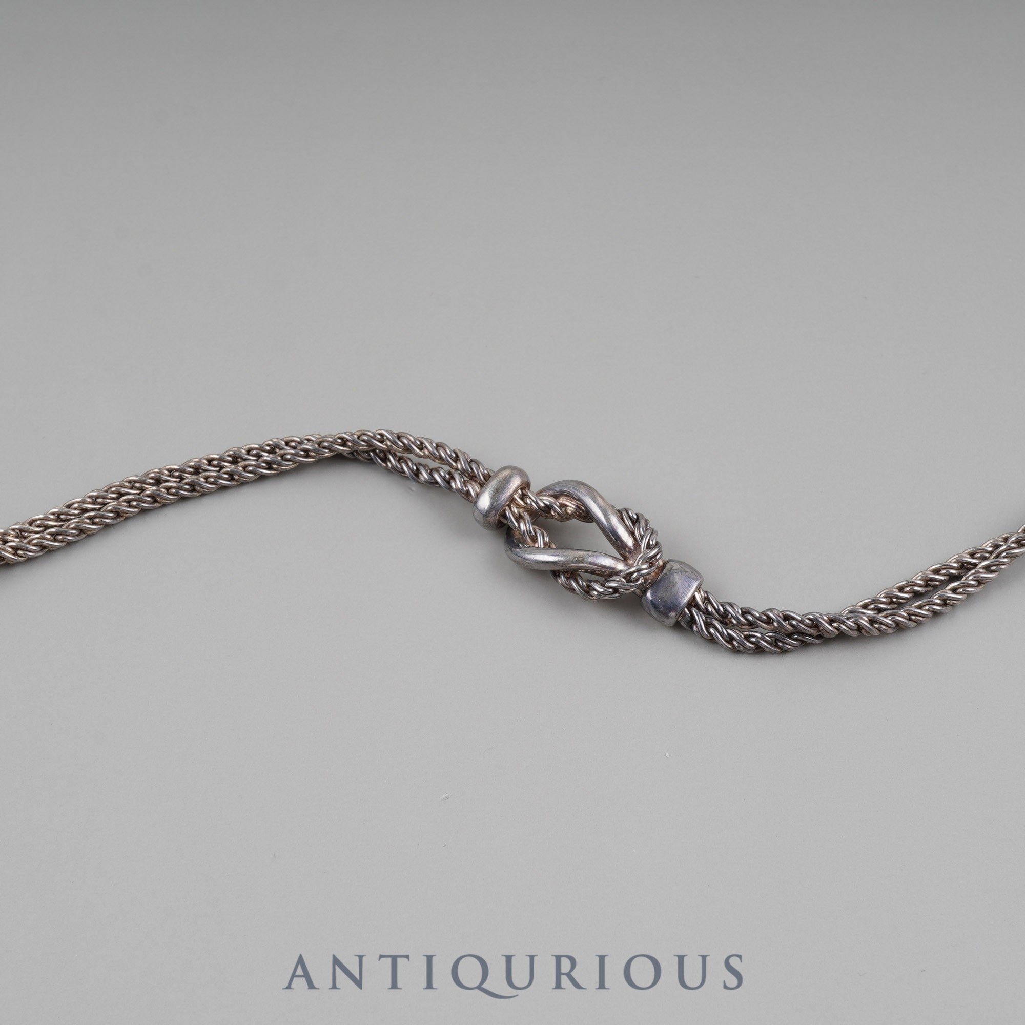 ティファニー ブレスレット センターノットダブルロープ SV925