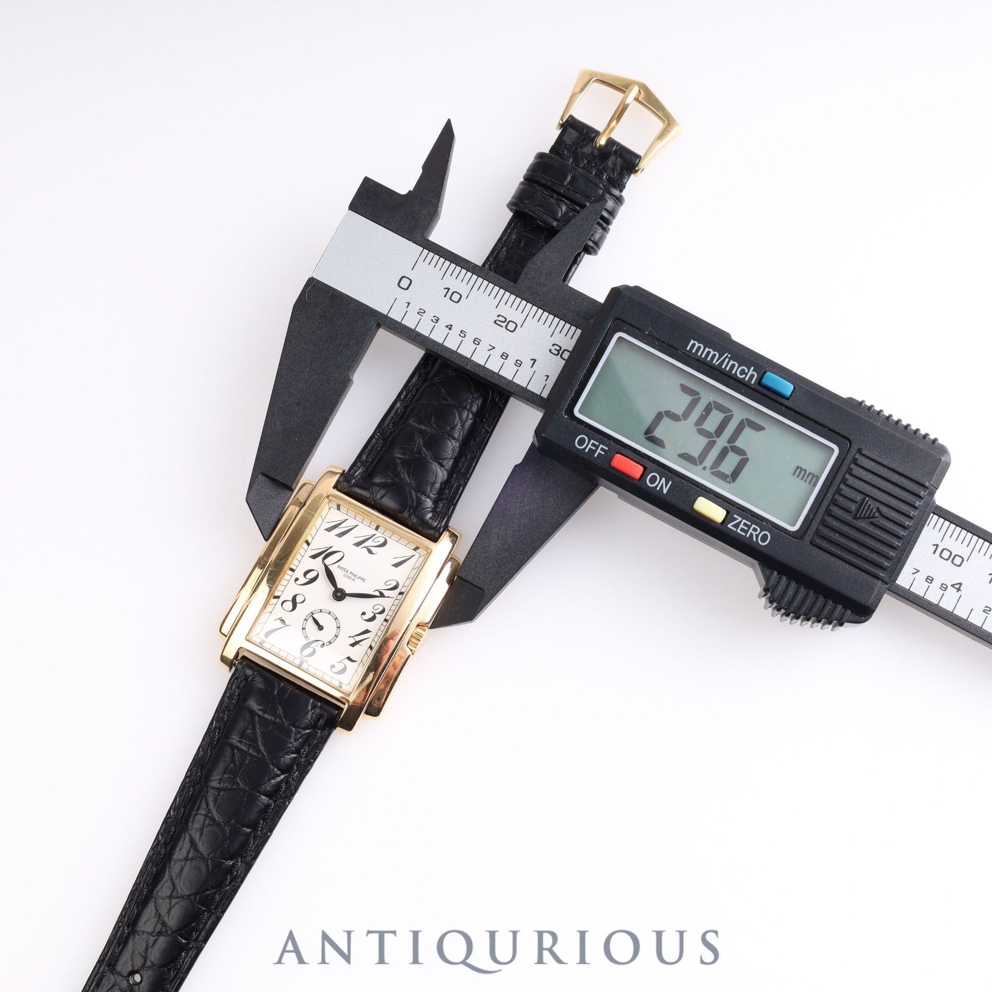 Patek Philippe Gondolo 5024J Manual winding Cal.215 YG Leather White Arabic dial Box Warranty (1995) Booklet