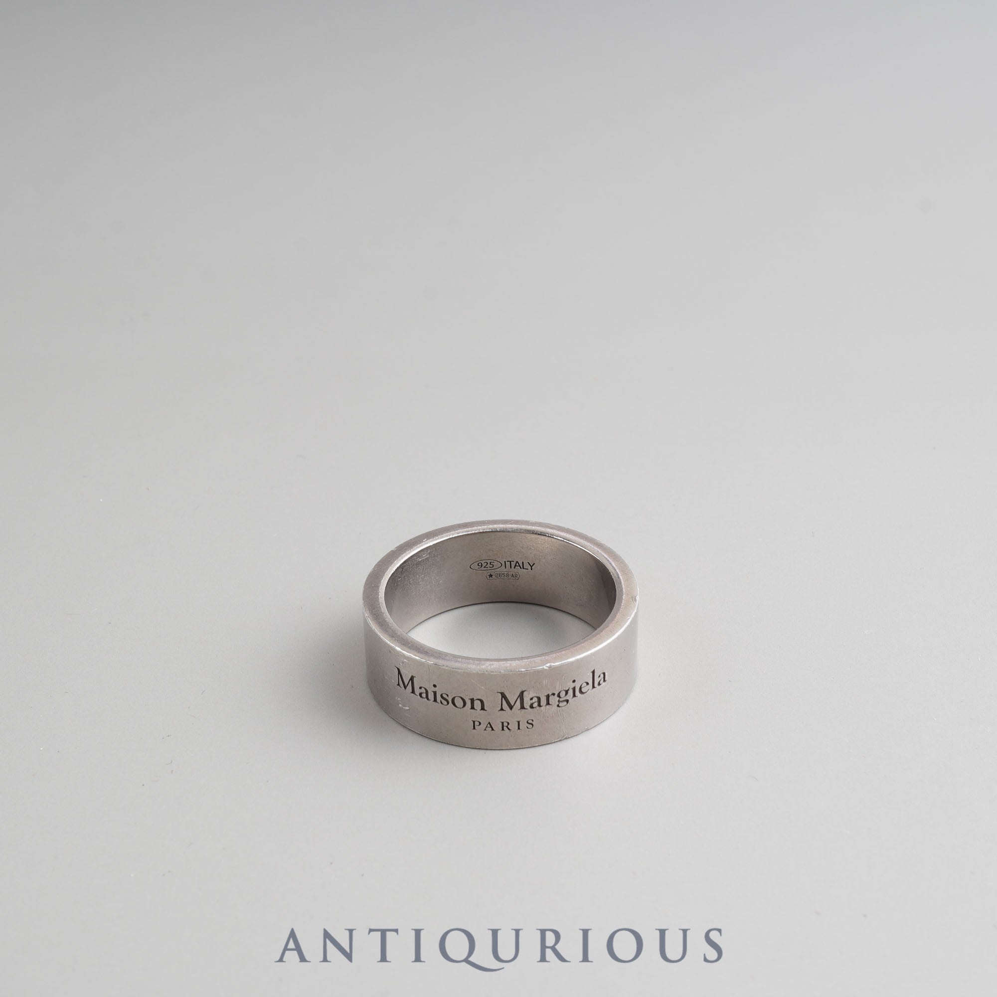 メゾンマルジェラ リング ロゴ スターリングシルバー