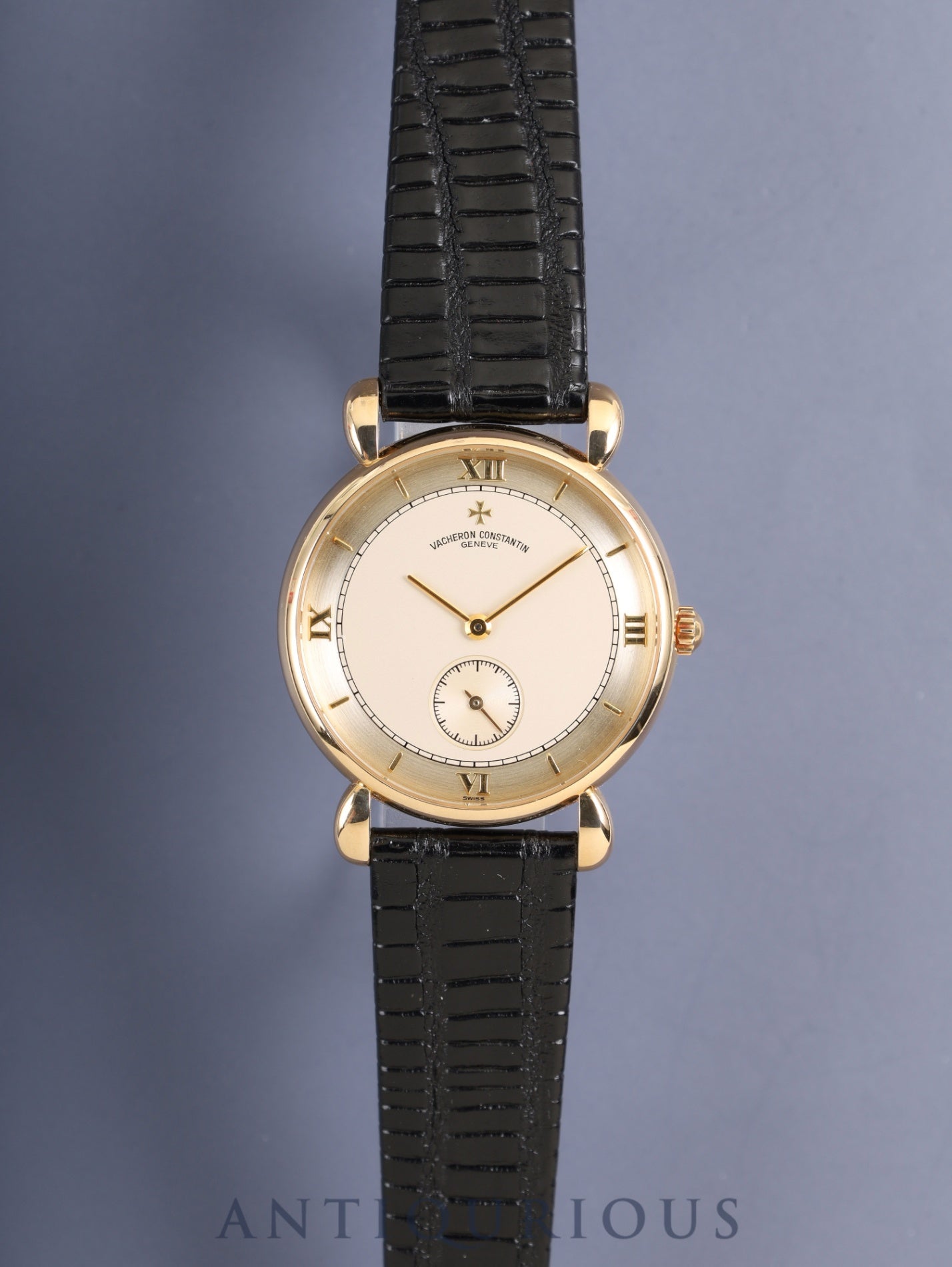 ヴァシュロン・コンスタンタン ヒストリカル ルネサンス 92084/1 手巻き Cal.1014/1 750YG 革 純正ピンバックル(750YG)ゴールド文字盤 箱 ケース オーバーホール済み
