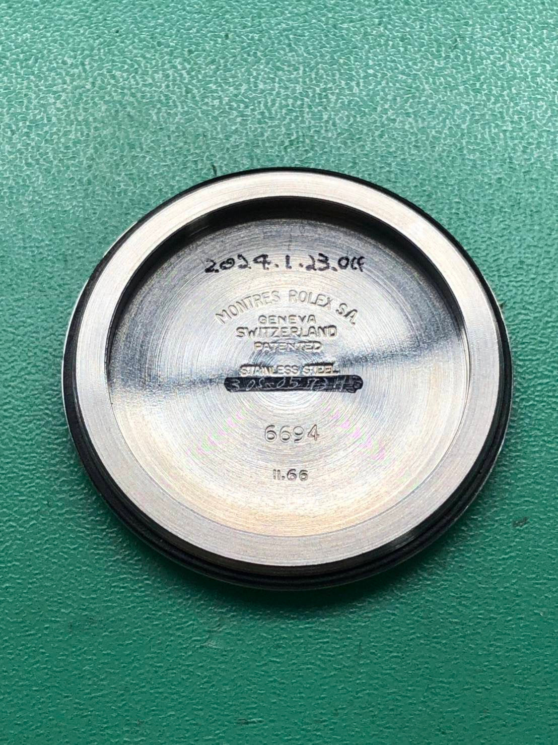 Rolex Oysterdate Precision 6694 Black Dial 1965