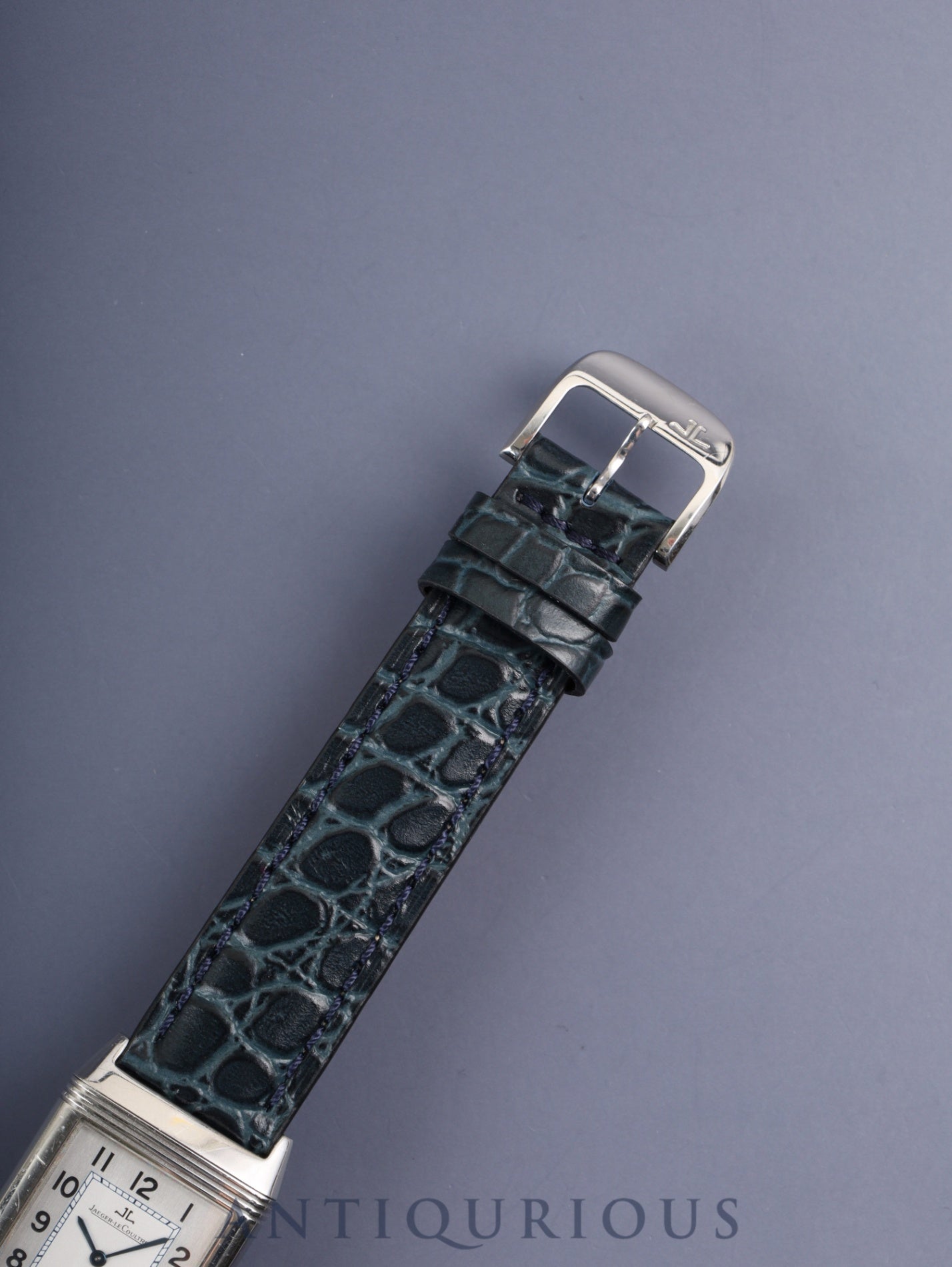 Jaeger-LeCoultre Reverso Classic 250.8.86 Manual Winding Cal.846/1 Leather Genuine Buckle (SS) Silver Arabic Dial (Case Back Engraved) Box, Case, Booklet, Warranty Card (1995) Overhauled