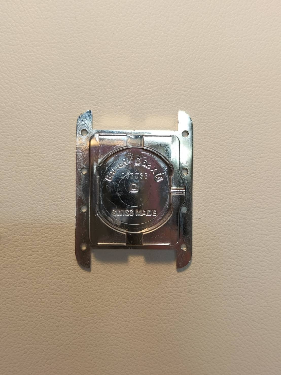 Cartier Must Tank MM W1017654 / 2416 Quartz Cal.057 SV925 Leather Genuine Deployant Buckle (GP) Orange Roman Dial (SWISS MADE / 2003 Christmas Limited Edition) Overhauled