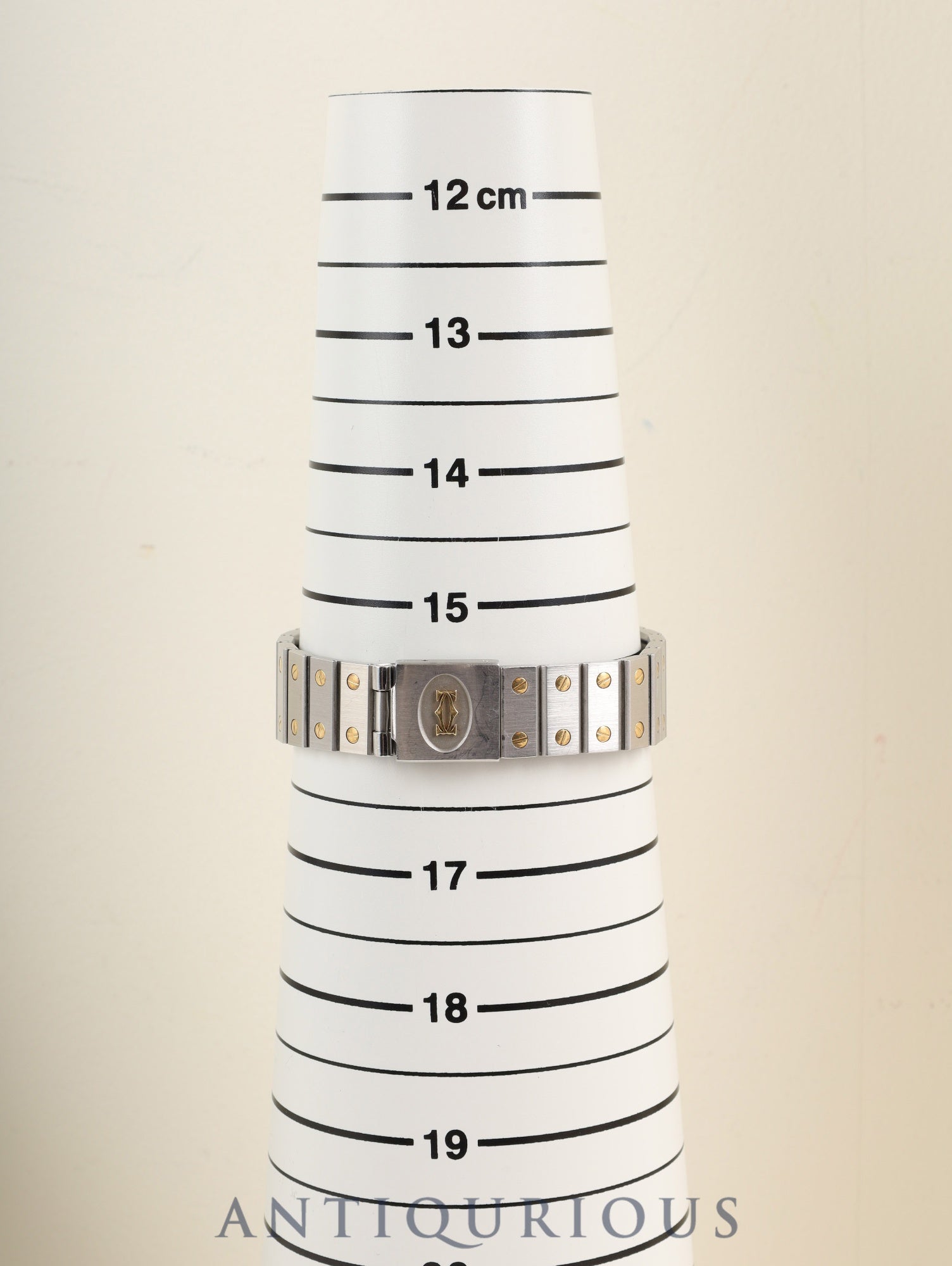 Cartier Santos Carre LM 2961 Automatic Cal. ETA2671 SS/YG SS/YG White Roman Dial (SWISS marking) Overhauled