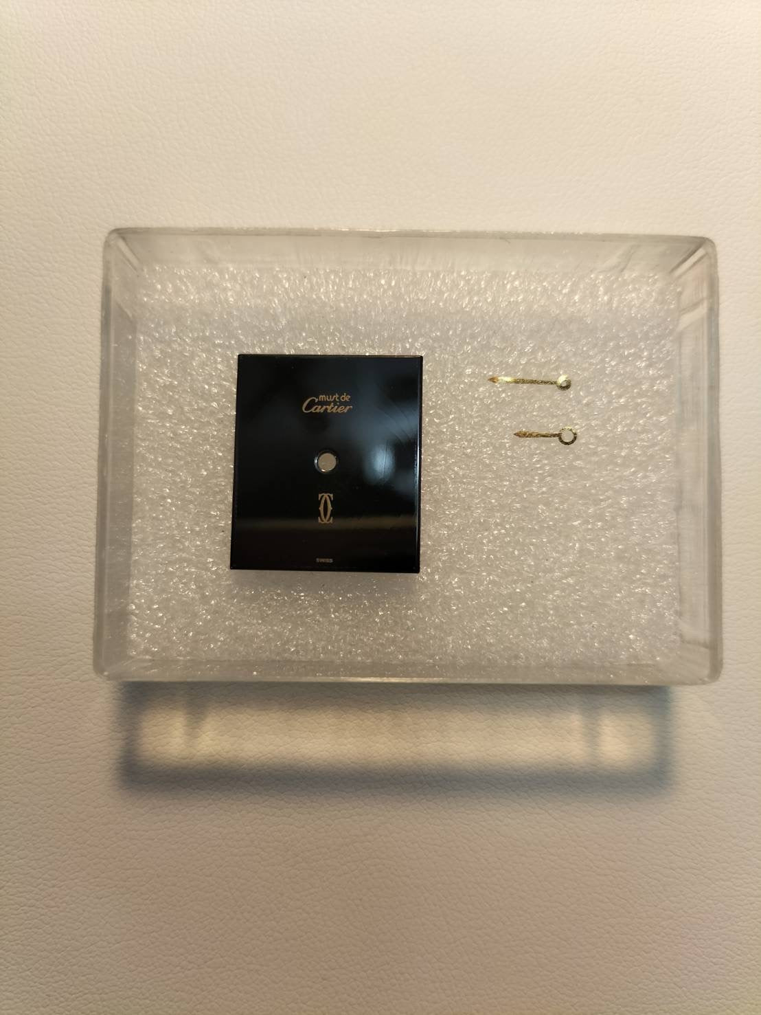 カルティエ マストタンク LM 6 手巻き Cal.78-1 SV925 革 純正ピンバックル(GP)オニキス文字盤(SWISS 表記) 保証書(1982年) オーバーホール済み