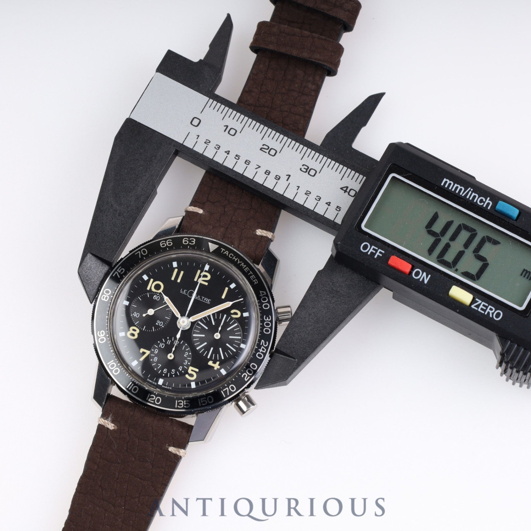 Jaeger-LeCoultre Shark Deep Sea E2643 Manual winding Cal.730 SS Leather Black dial