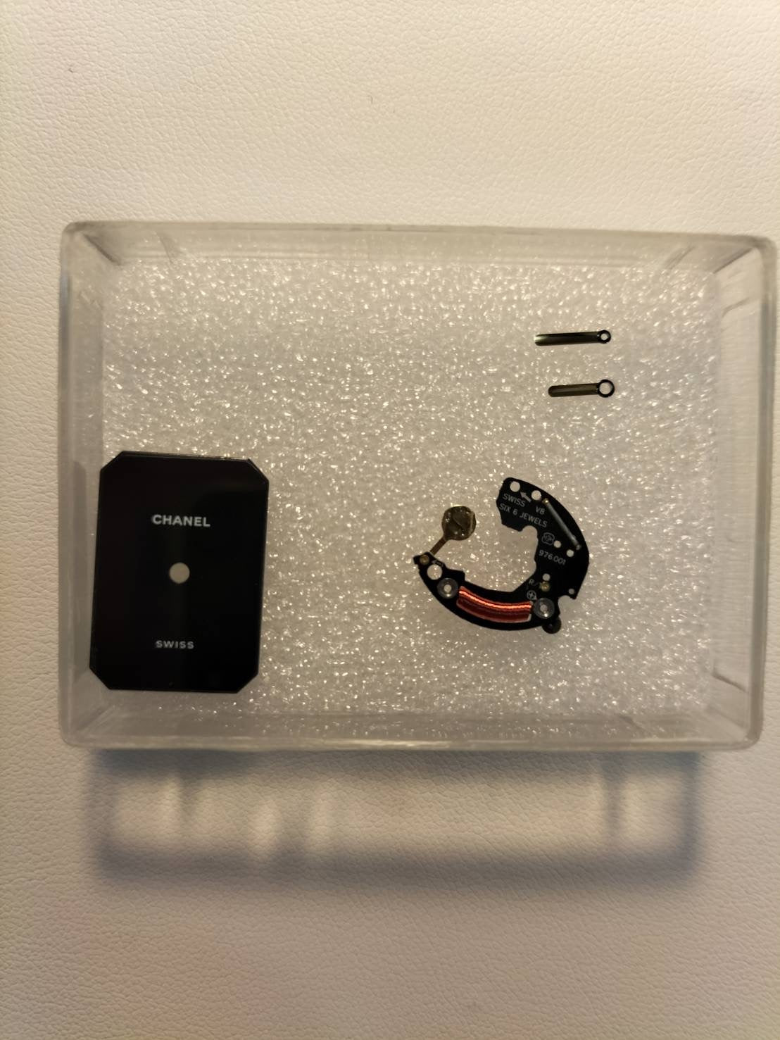 Chanel Premiere S H0001 Quartz Cal.976.001 GP GP/Leather Black Dial Overhauled