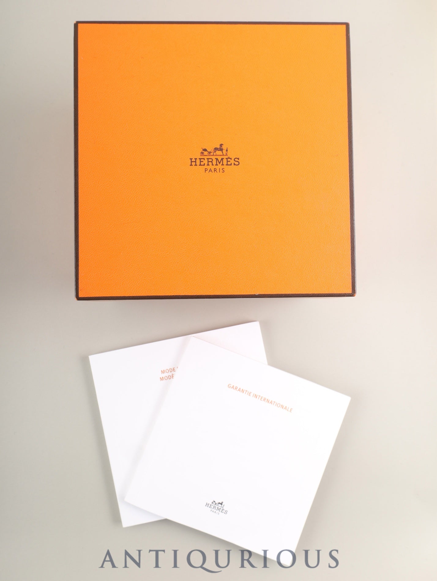 エルメス ケープコッド CC2.710 クォーツ Cal.- SS 純正革ベルト(U刻印:2022年) 純正尾錠(SS) シルバーアラビア文字盤 箱 保証書(2023年)オーバーホール済み