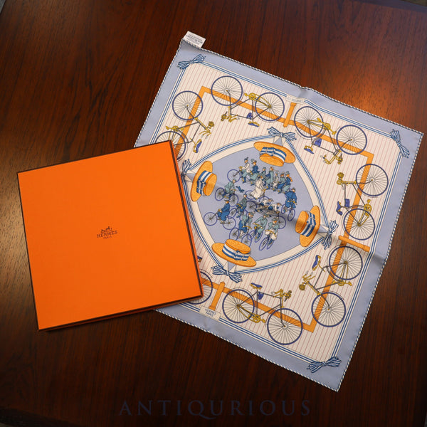Hermes Scarf Carre 45 Bicycle SILK 100% Box