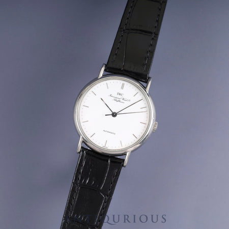 IWC Portofino 3513 1 Automatic Cal.37521 SS Leather Genuine Buckle (SS) White Dial Overhauled IWC