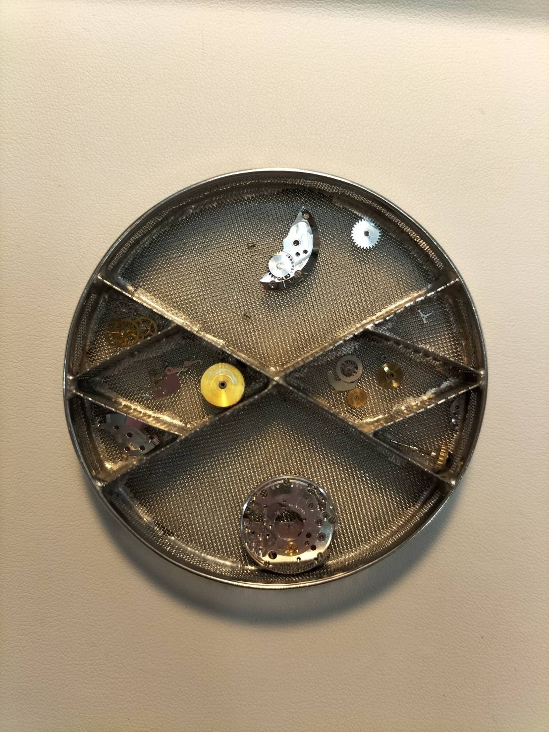 カルティエ マストタンク LM 手巻き Cal.78-1 SV925 革 純正尾錠(GP)マホガニー文字盤 オーバーホール済み