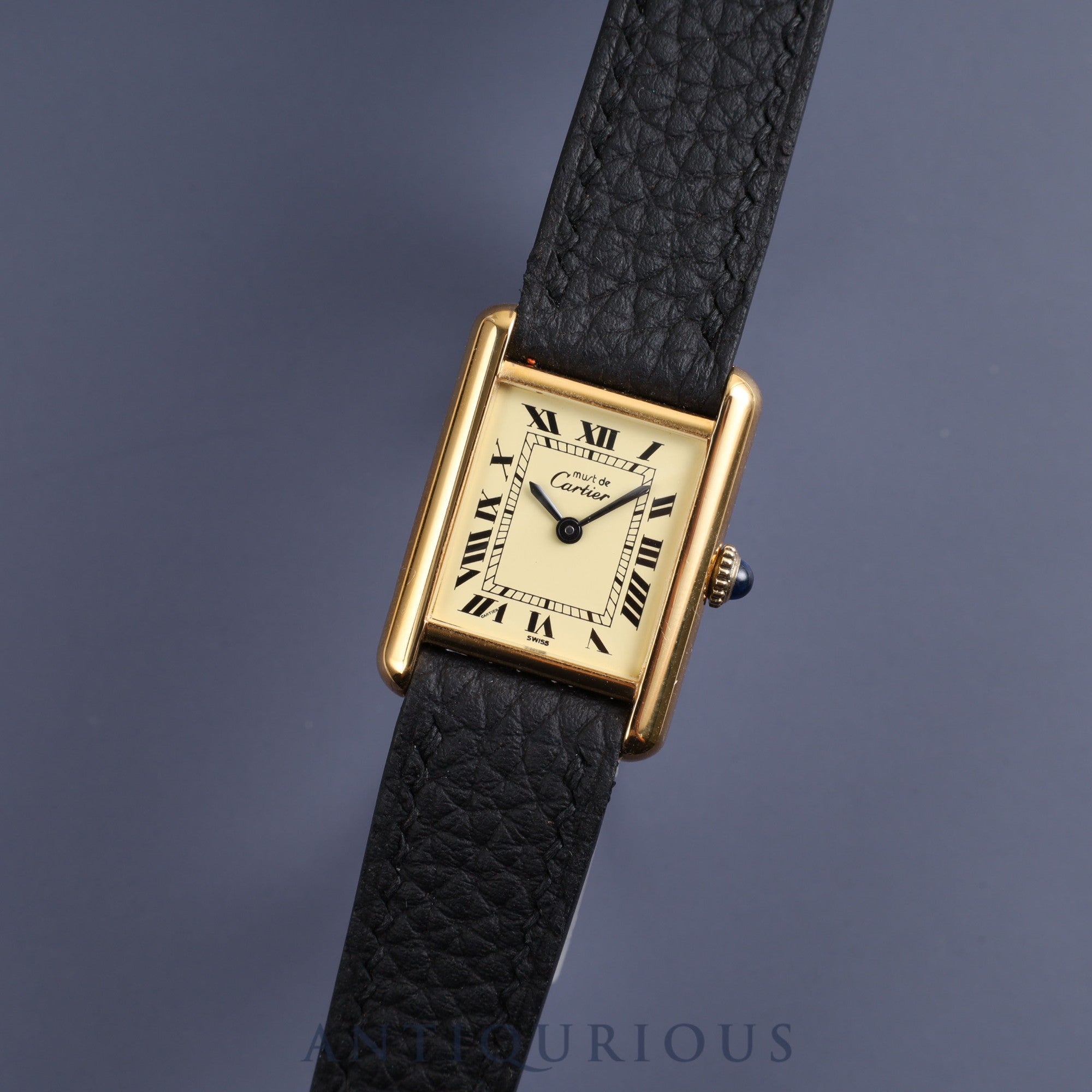 カルティエ マストタンクSM 手巻き アイボリー SWISS文字盤 新品仕上げ済み