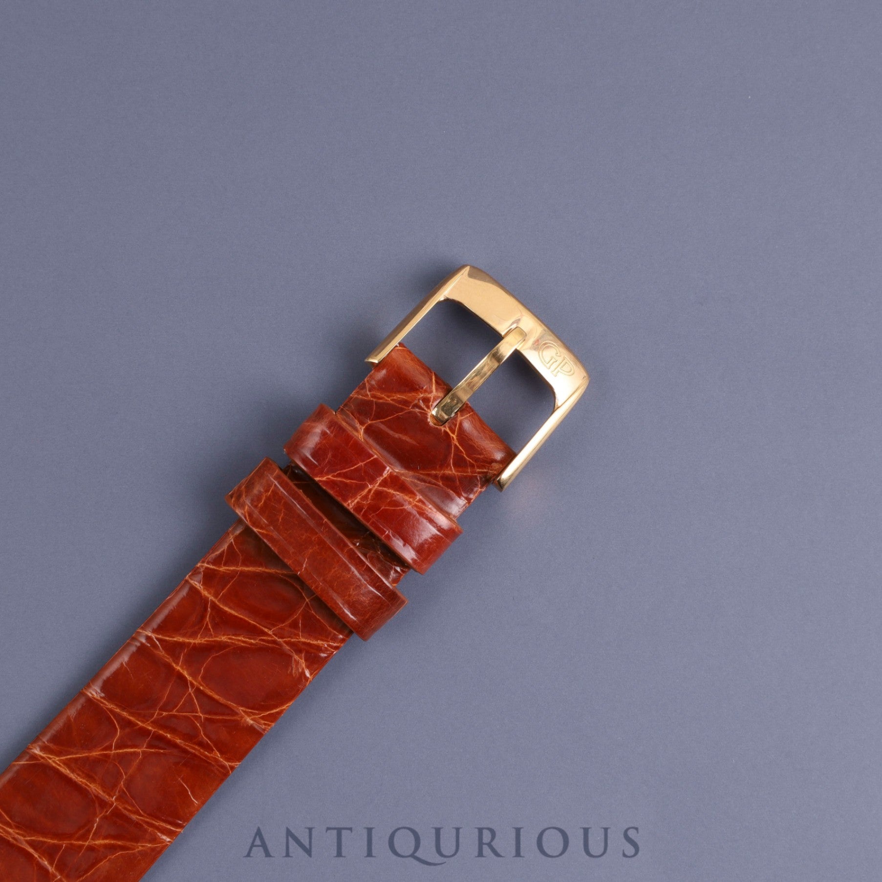 Girard-Perregaux Vintage 1945 2590 Manual winding Cal.2409 YG Leather Genuine buckle (750) Champagne Arabic dial Overhauled