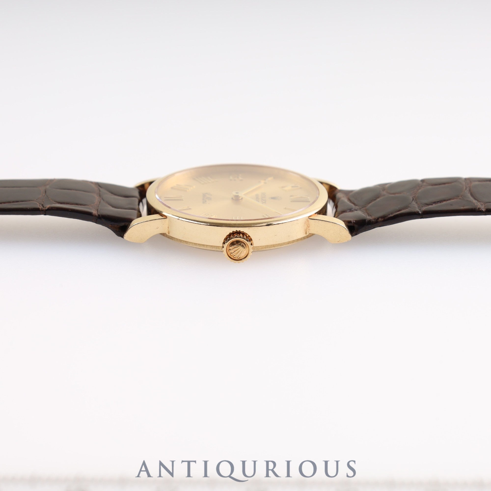 ロレックス チェリーニ 5109 手巻き YGケース 純正尾錠 ゴールド文字盤 W番(1994年~1995年)箱 保証書