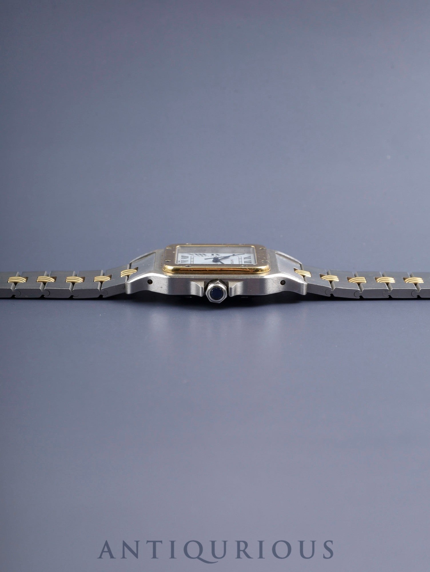 カルティエ サントス カレ LM 2961 自動巻き Cal.ETA2671 SS/YG SS/YG ホワイトローマン文字盤 オーバーホール済み