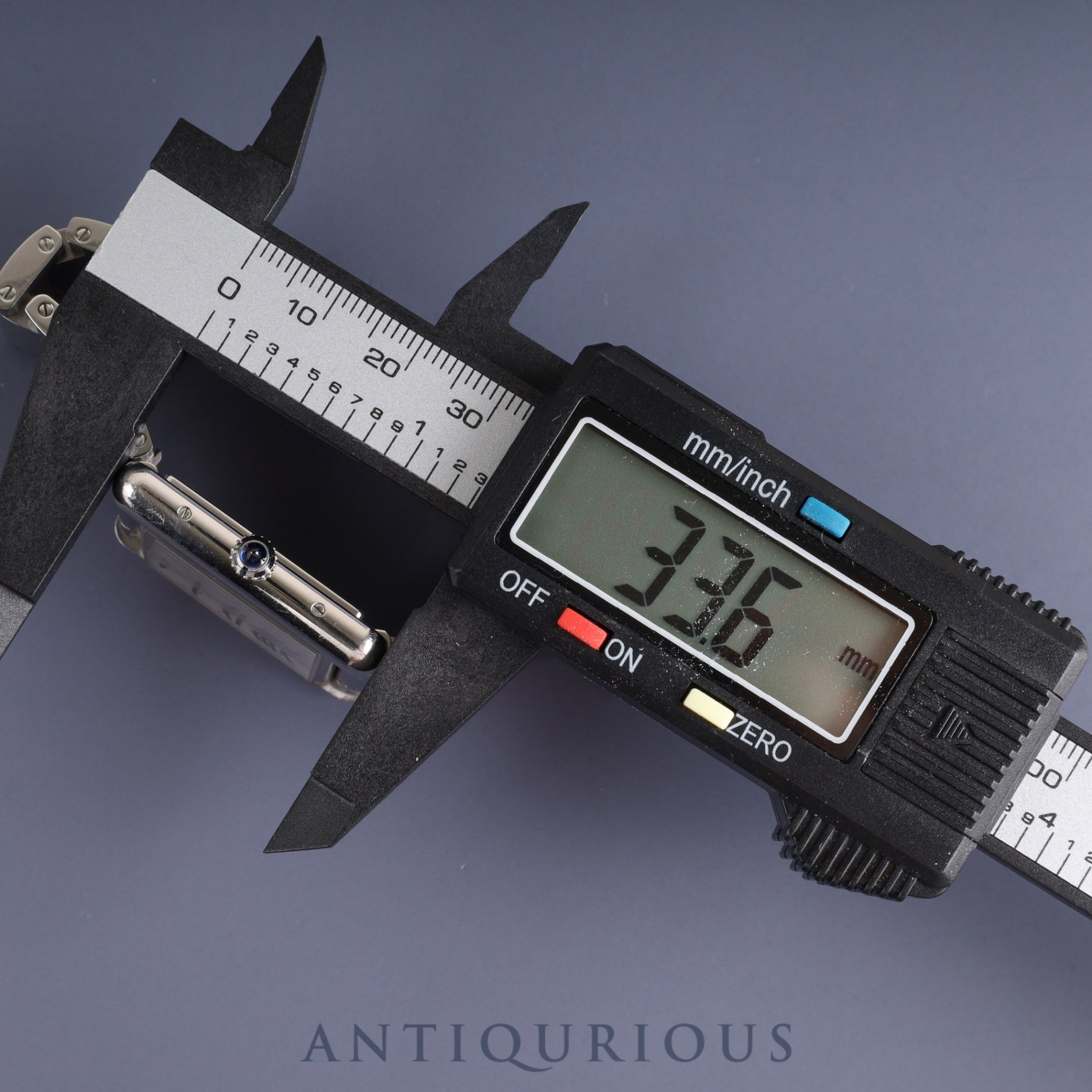 Cartier Tank Must LM WSTA0052 / 4323 Quartz SS SS White Roman Dial Overhauled