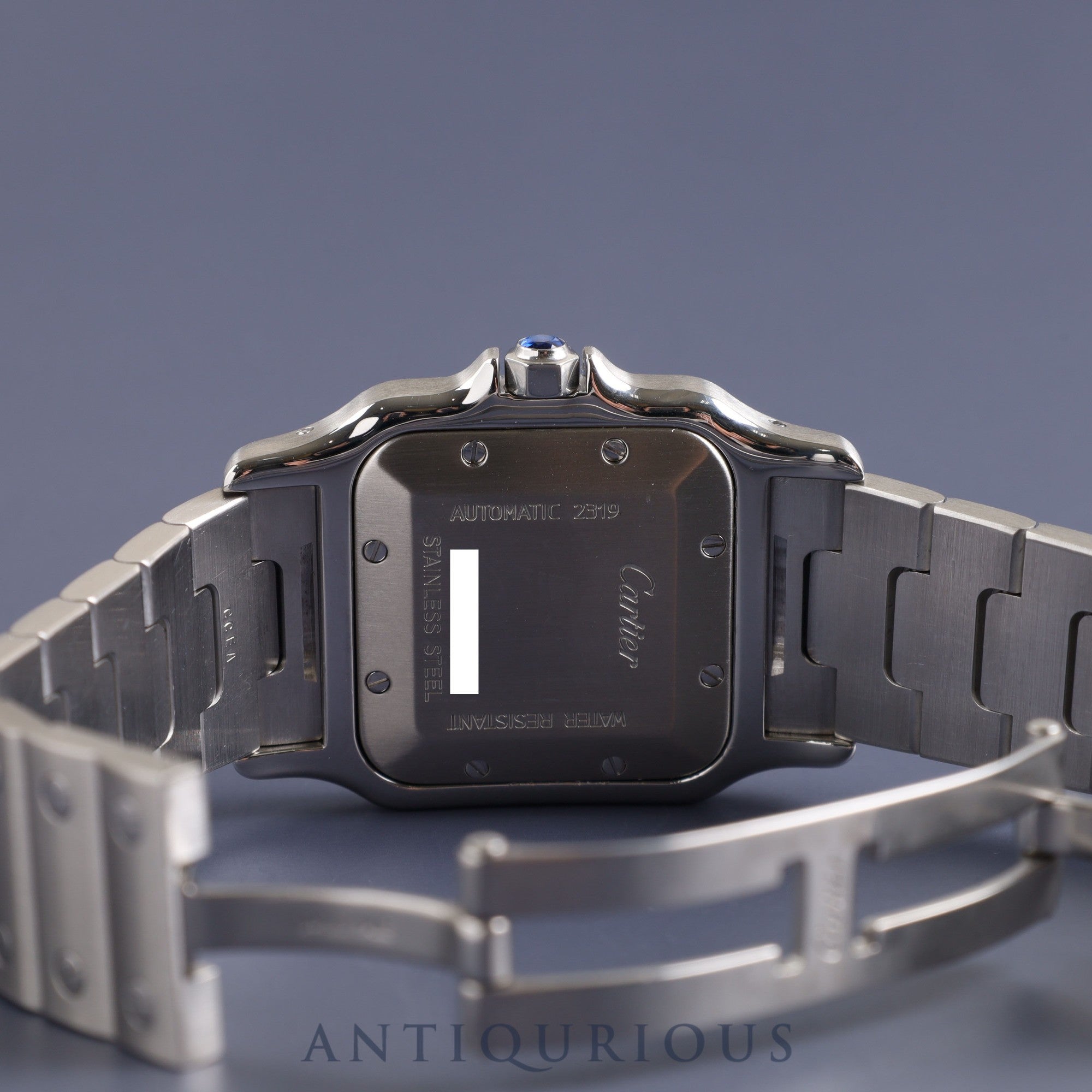 カルティエ サントス ガルベ LM W20040D6/2319 自動巻き SS シルバーギョーシェ文字盤 カルティエブティックにてコンプリートサービス(フルメンテナンス)済み