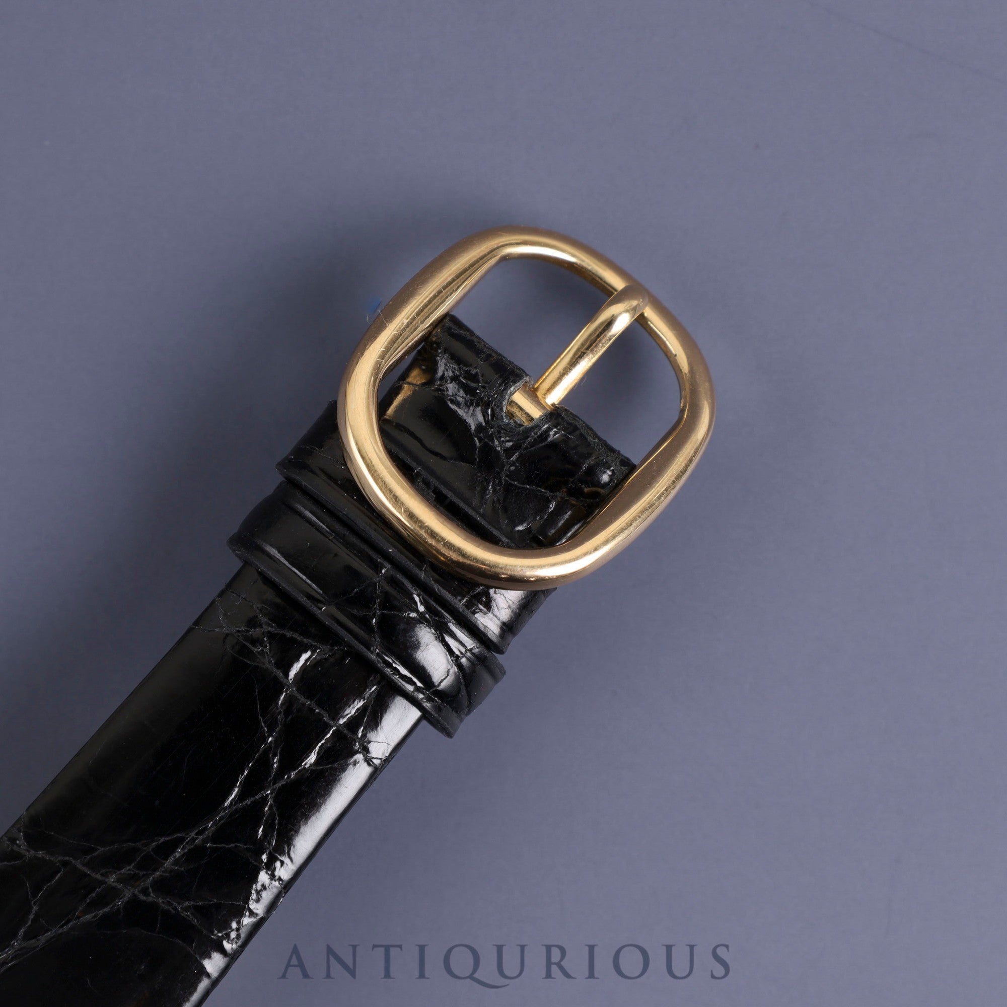 パテック・フィリップ ゴールデンエリプス 3848 手巻き Cal.215 750 革 純正尾錠(750)ブルー文字盤 オーバーホール済み