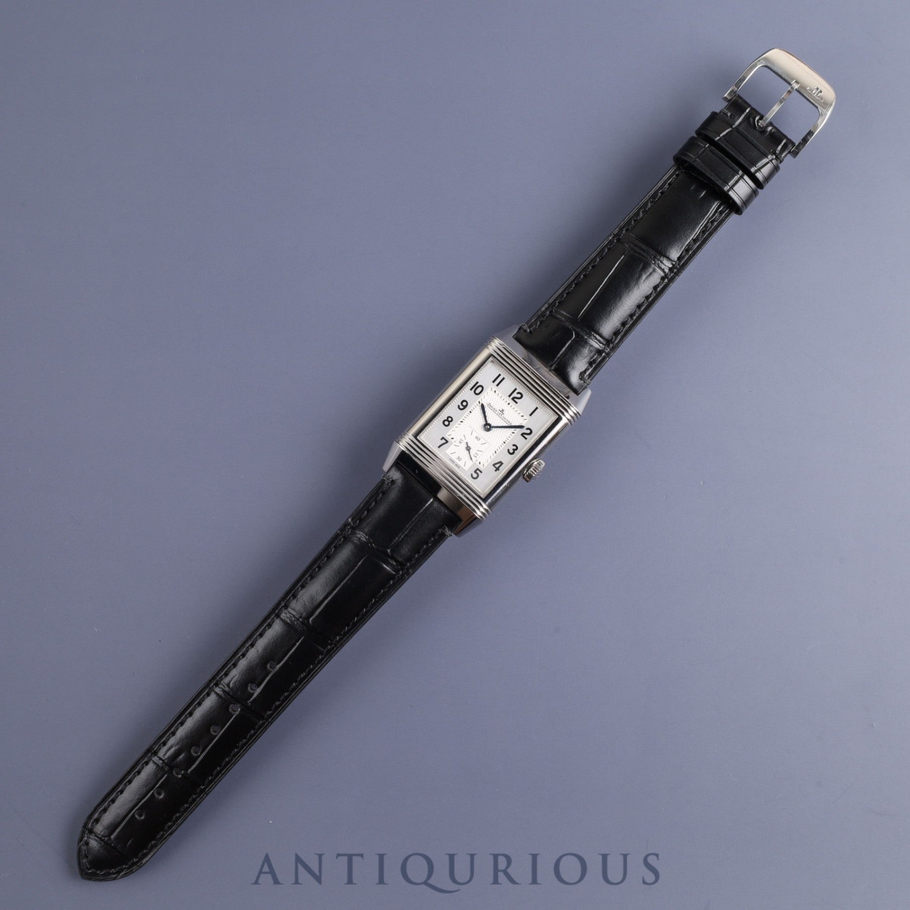 ジャガー・ルクルト レベルソ クラシック ラージ スモールセコンド 214.8.62 手巻き Cal.822/2 SS 革 純正尾錠(SS) アラビア文字盤 オーバーホール済み