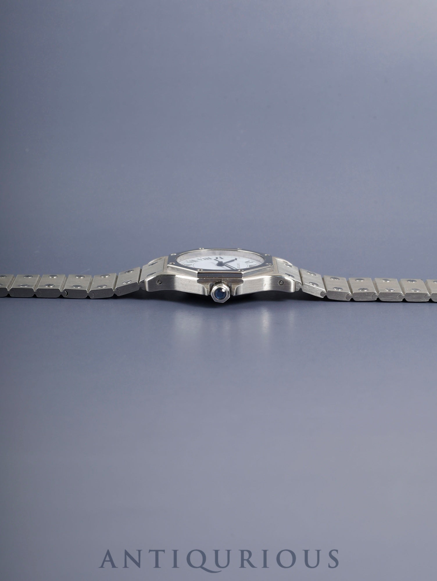 カルティエ サントス オクタゴン LM 02754 / 2965 自動巻き Cal.2671 SS SS ホワイトローマン文字盤(SWISS 表記)オーバーホール済み