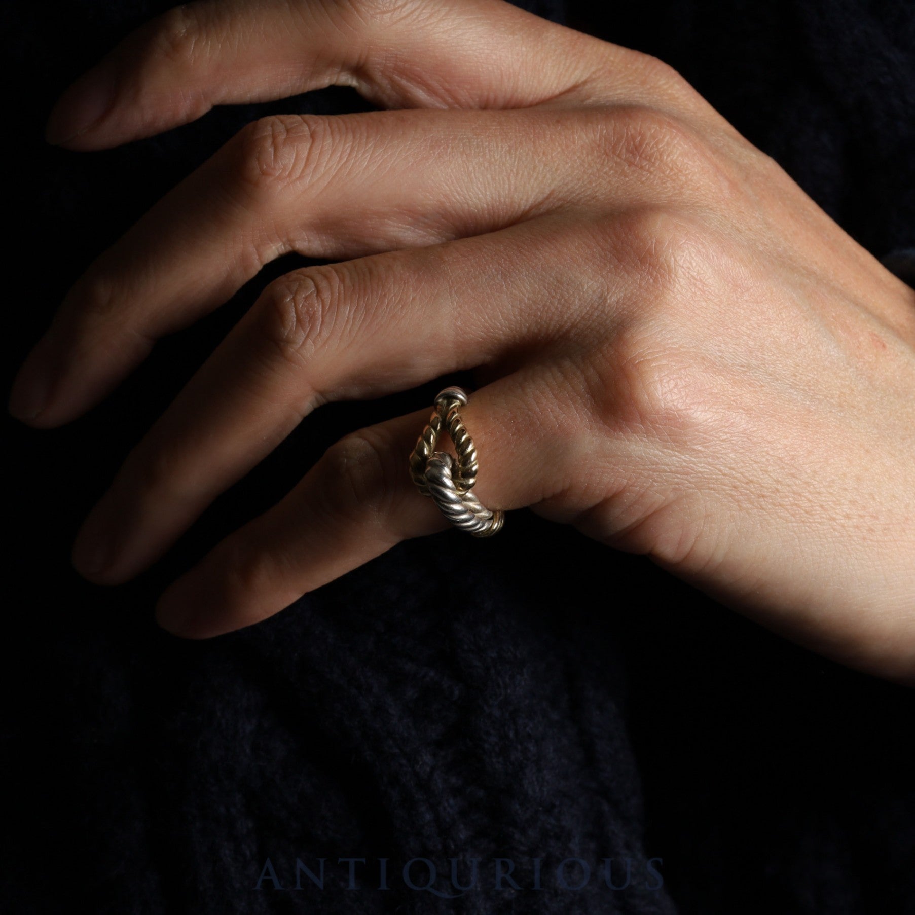 Hermes Ring Knot Vintage #51 SV925/750