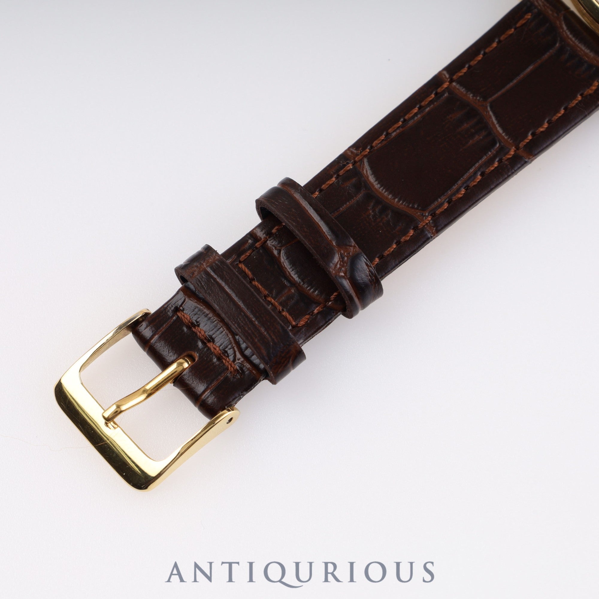 IWC Old Inter Automatic Cal.853 YG Leather Silver Dial IWC