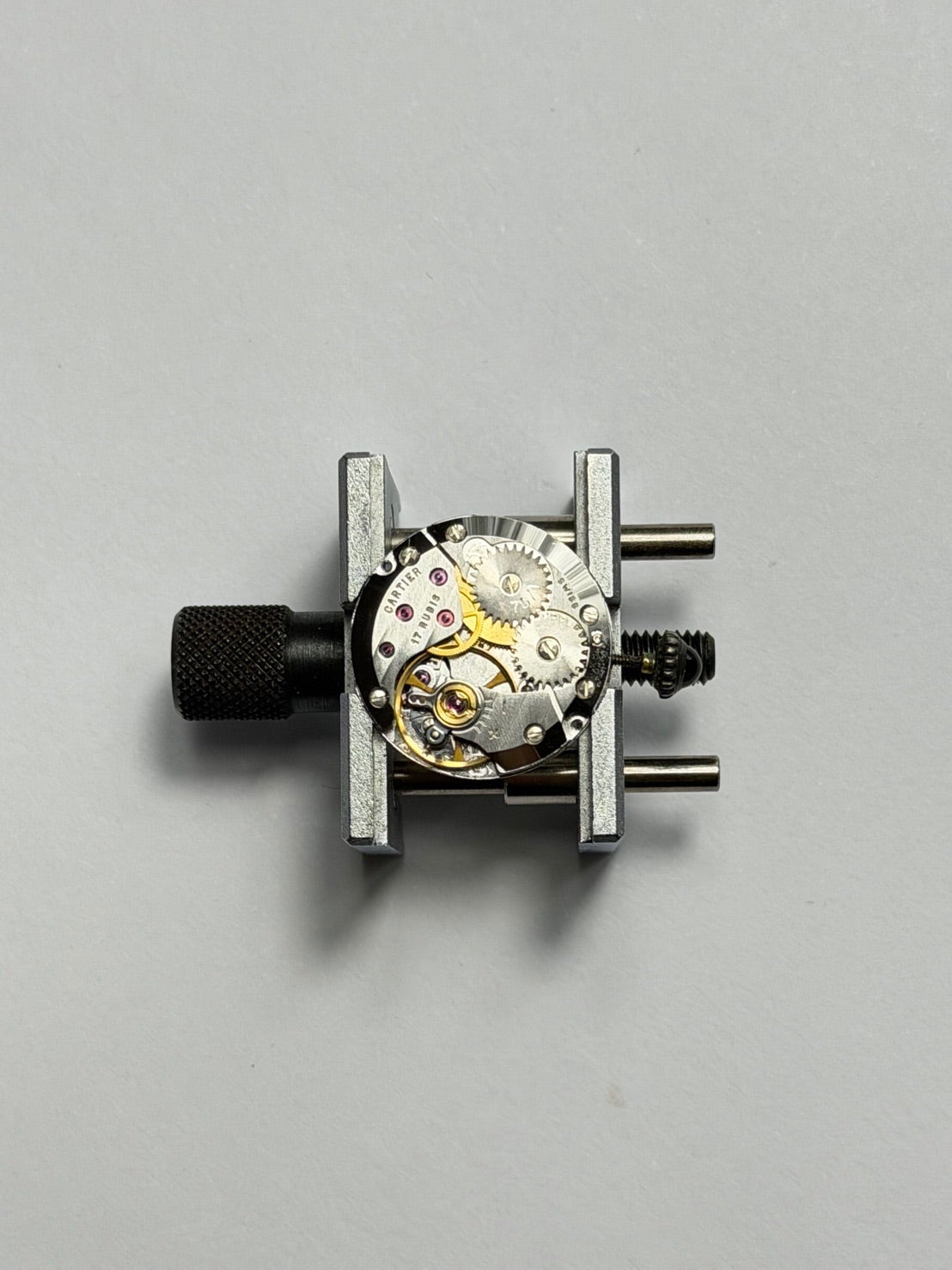カルティエ マストタンク LM 手巻き Cal.ETA2512 SV925 カミーユ・フォルネ製ベルト オニキス文字盤(SWISS MADE表記)新品仕上げ済み カルティエブティックにてコンプリートサービス済み