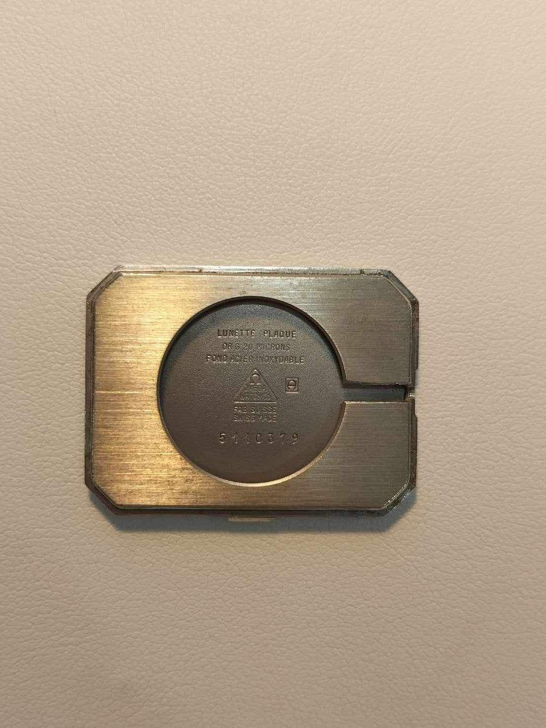 Omega De Ville 5110379 Manual winding SS Leather Genuine buckle (SS) Navy dial Overhauled