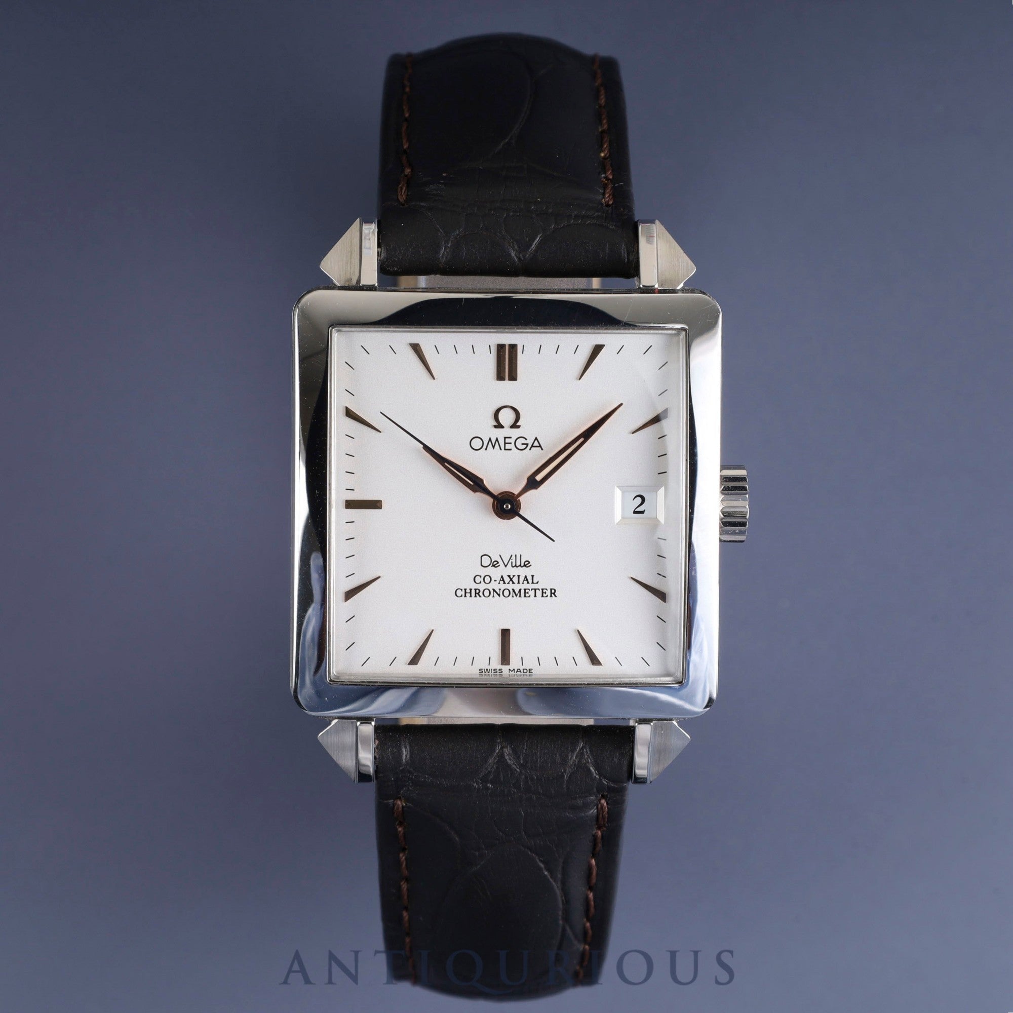 Omega De Ville De Ville Byzantium 7806.30.32 / 168.1305 Automatic Cal.2500C SS Genuine leather strap Genuine buckle (SS) Silver dial Limited to 600 pieces Box Booklet Overhauled