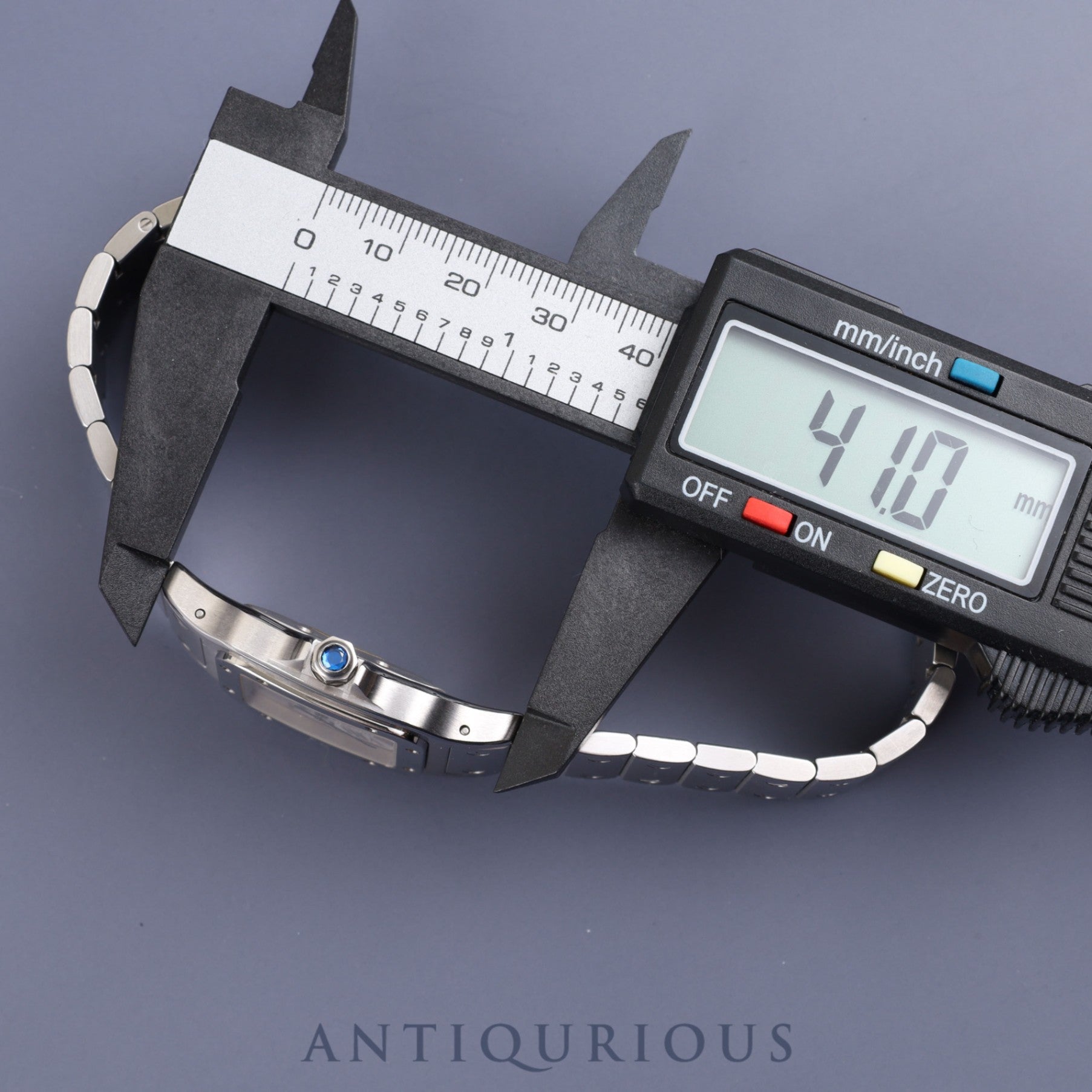 カルティエ サントス ガルベLM W20055D6 / 2319 自動巻き SS SS シルバー文字盤 箱 保証書(2005年) コマ1 オーバーホール済み