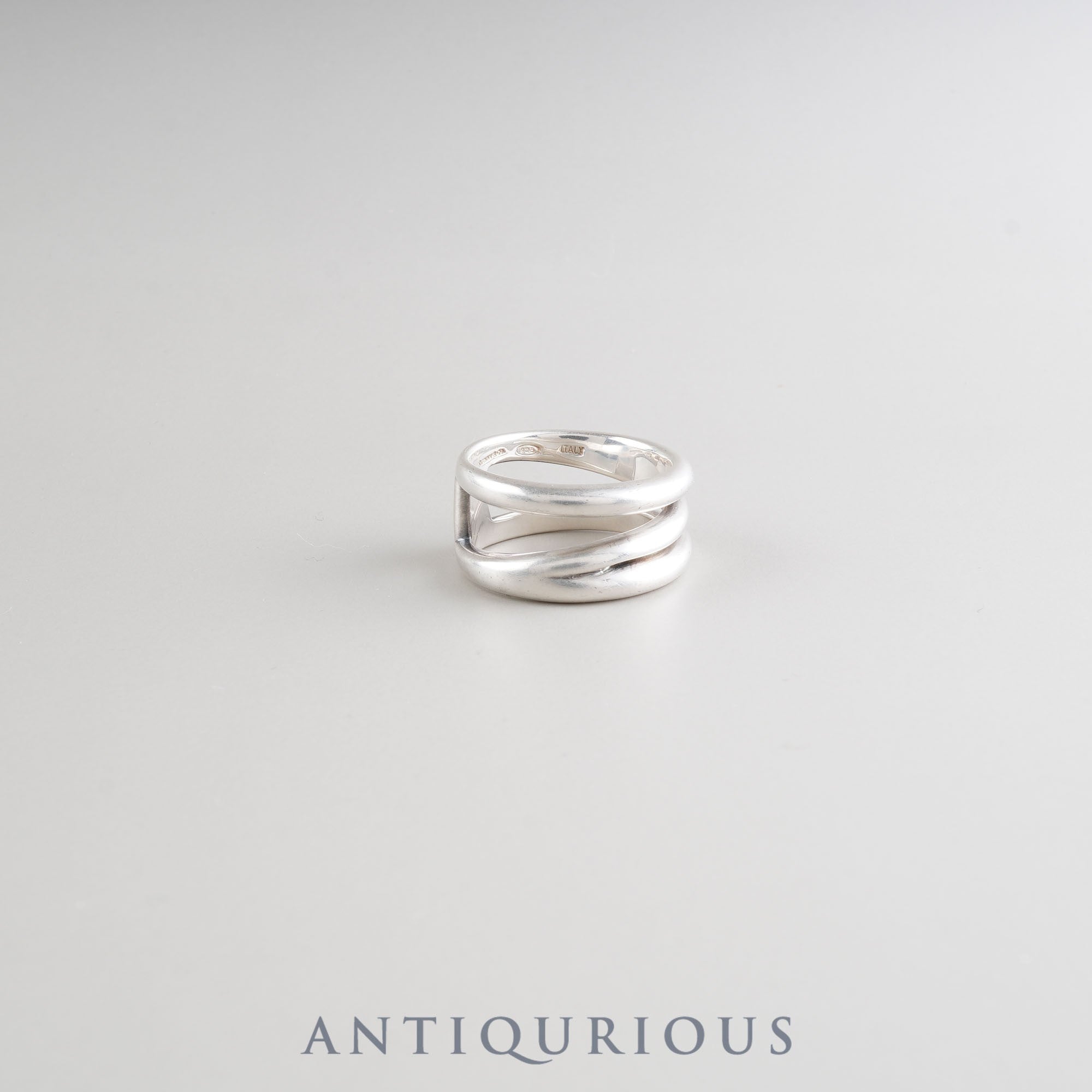 ティファニー リング オープンダイアゴナル SV925