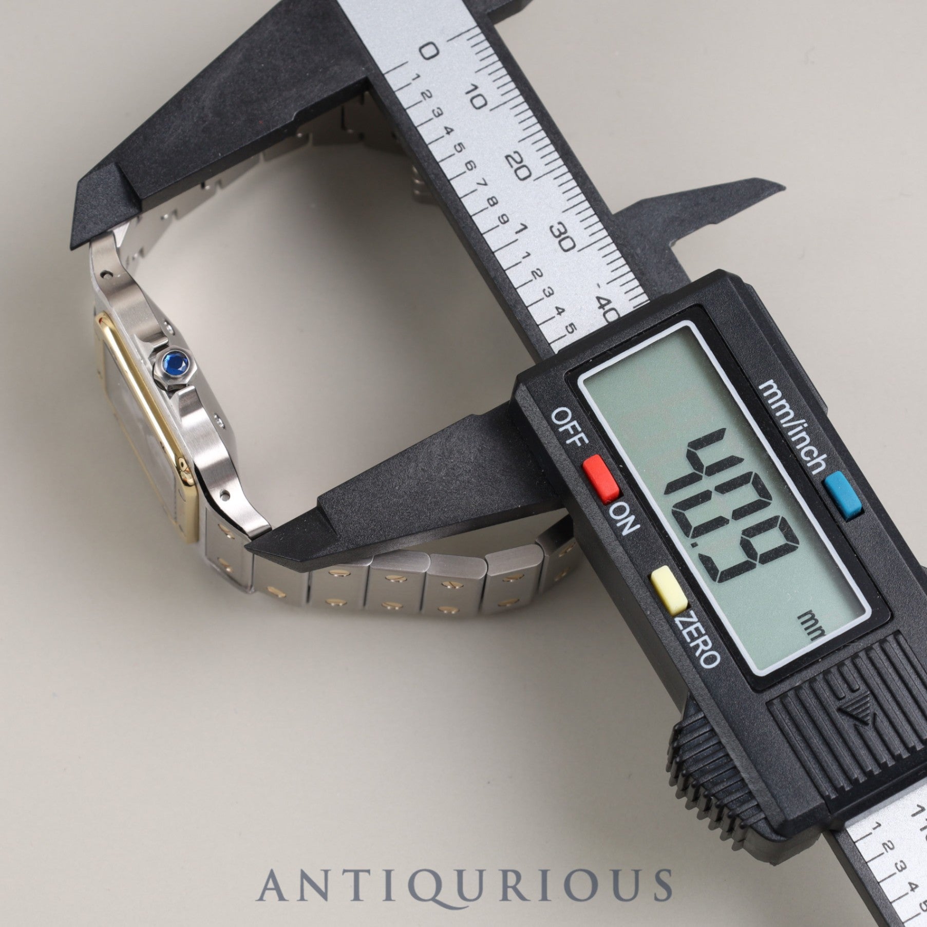 Cartier Santos Galbee LM AC 23.80 gr Automatic SS/YG SS/YG White Dial Cartier Boutique Complete Service