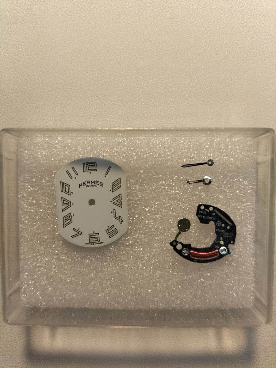 エルメス ラリー RA1.210 クォーツ Cal.976.001 SS SS ホワイト文字盤 箱 オーバーホール済み