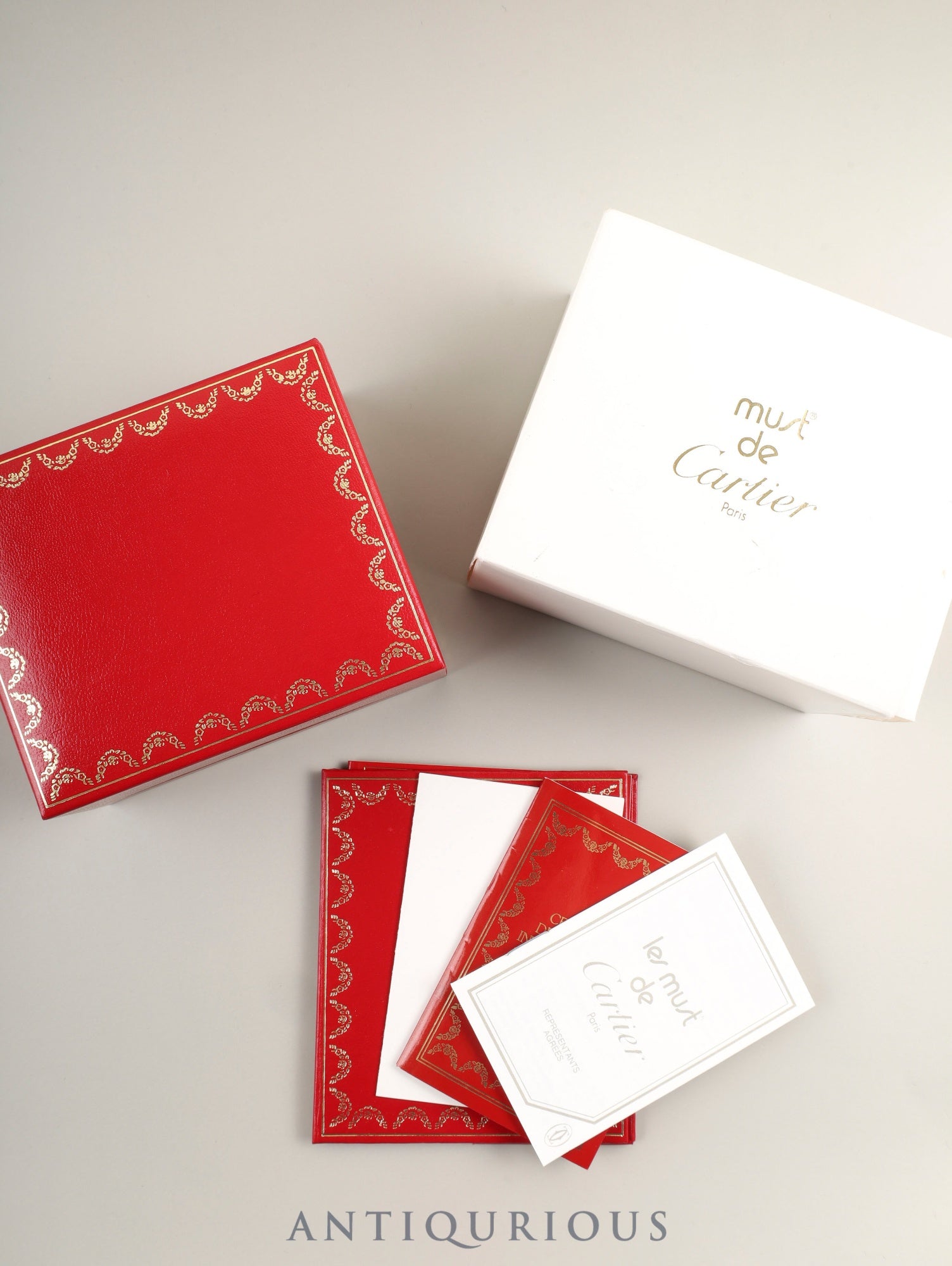 カルティエ マスト ヴァンドーム VLC SM 590004 クォーツ Cal.90 SV925 純正革ベルト 純正尾錠(GP)アイボリーローマン文字盤 箱 冊子 保証書(1994年)オーバーホール済み