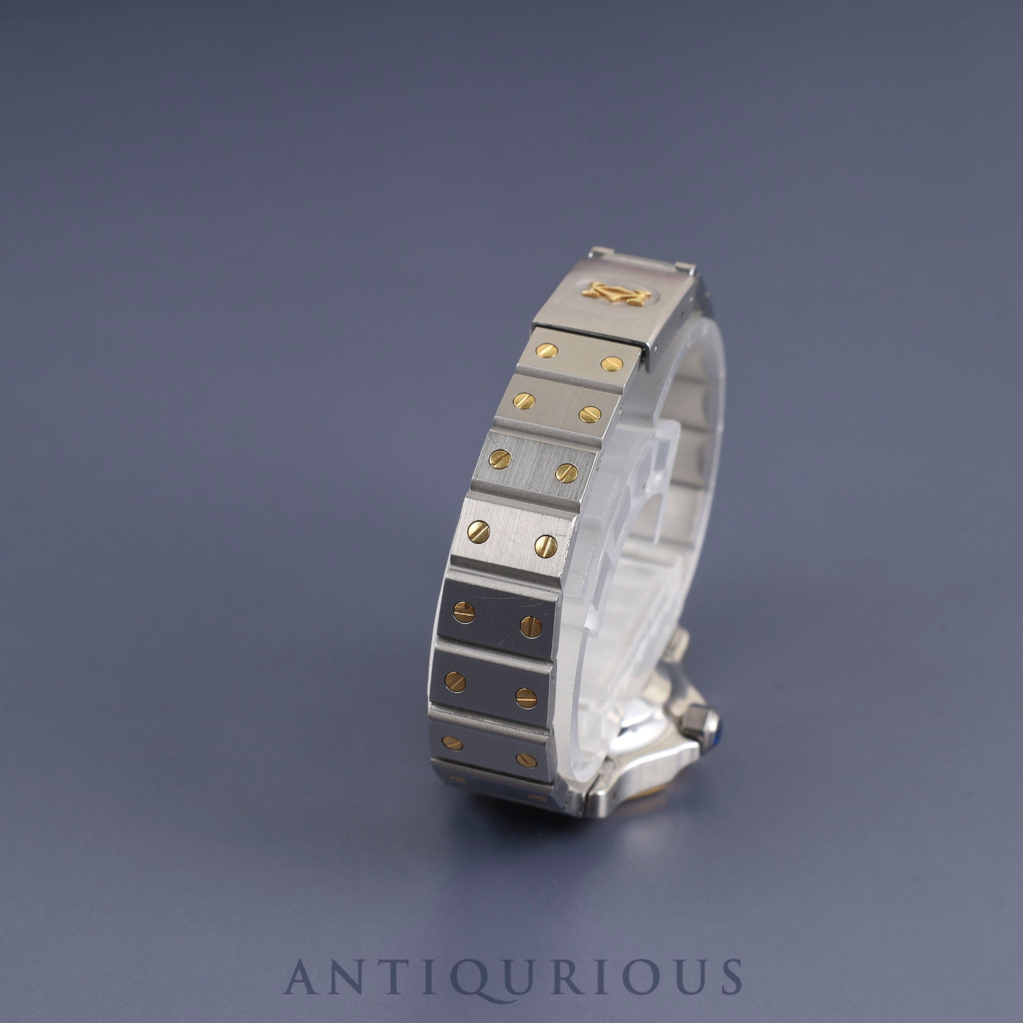 Cartier Santos Octagon SM 2039488 Automatic SS/YG SS/YG Grey ghost dial Box International lifetime warranty (1984) Complete service (full maintenance) completed at Cartier boutique