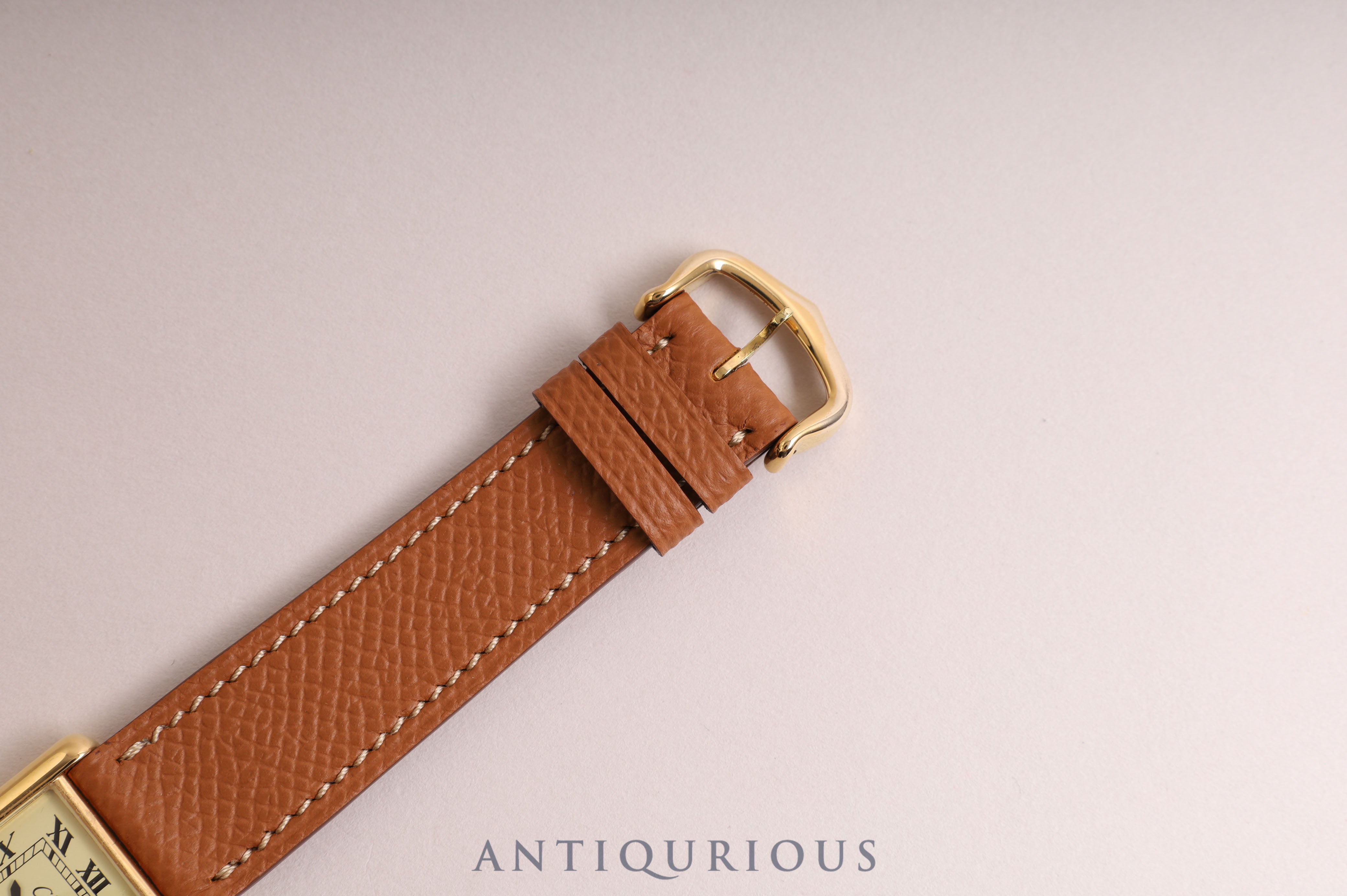 Cartier Must Tank LM Manual Winding Ivory Roman Dial
