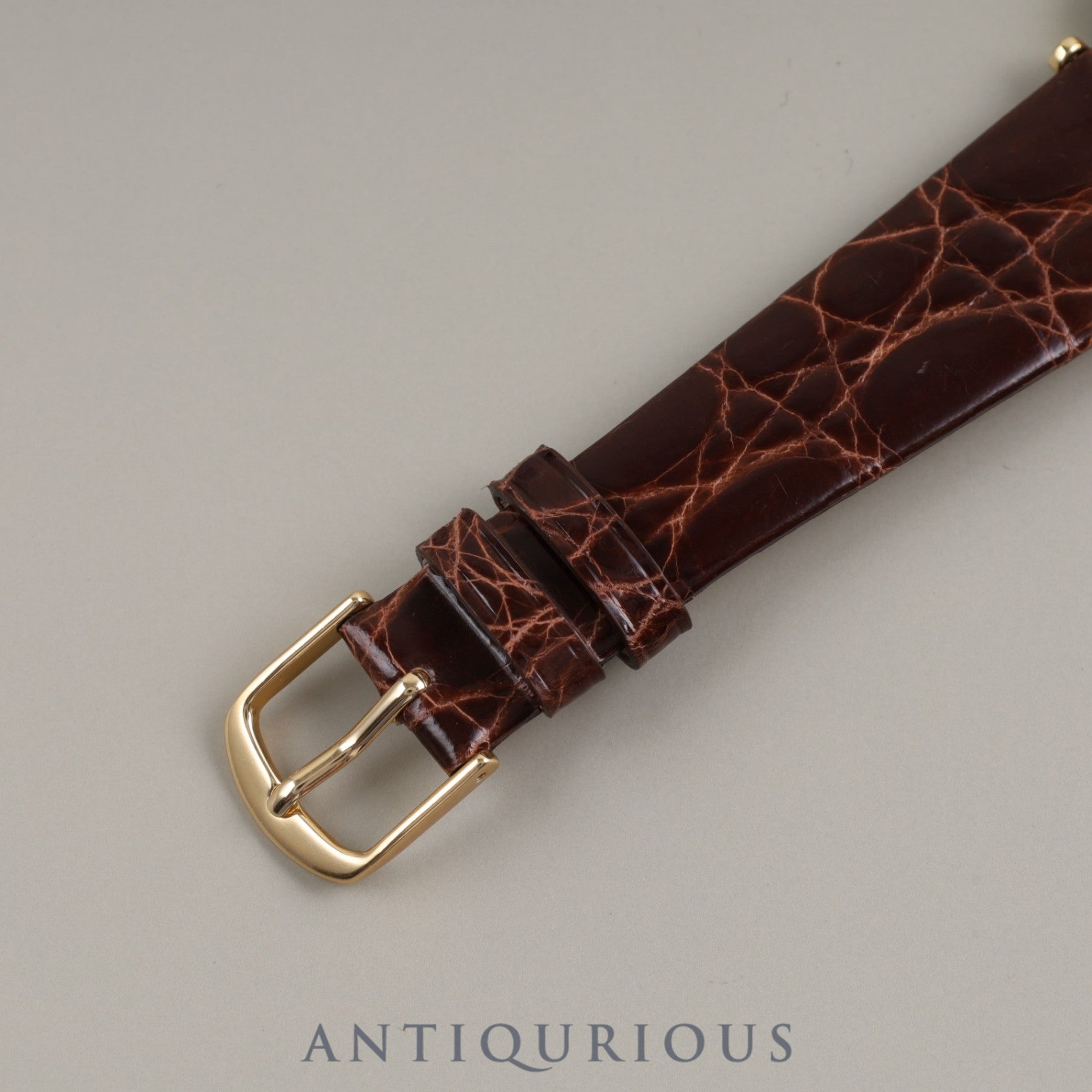 ジャガー・ルクルト クッション 9132 21 手巻き YGケース タイガーアイ文字盤