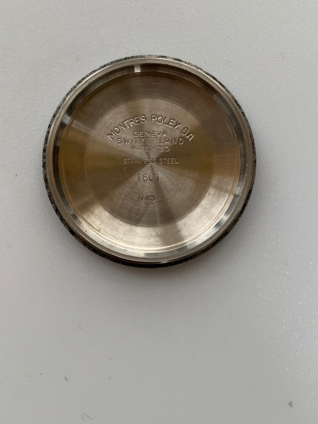 ロレックス デイトジャスト 1601 自動巻き Cal.1560 SS/WG SS シルバー文字盤 95番(1963年)オーバーホール済み