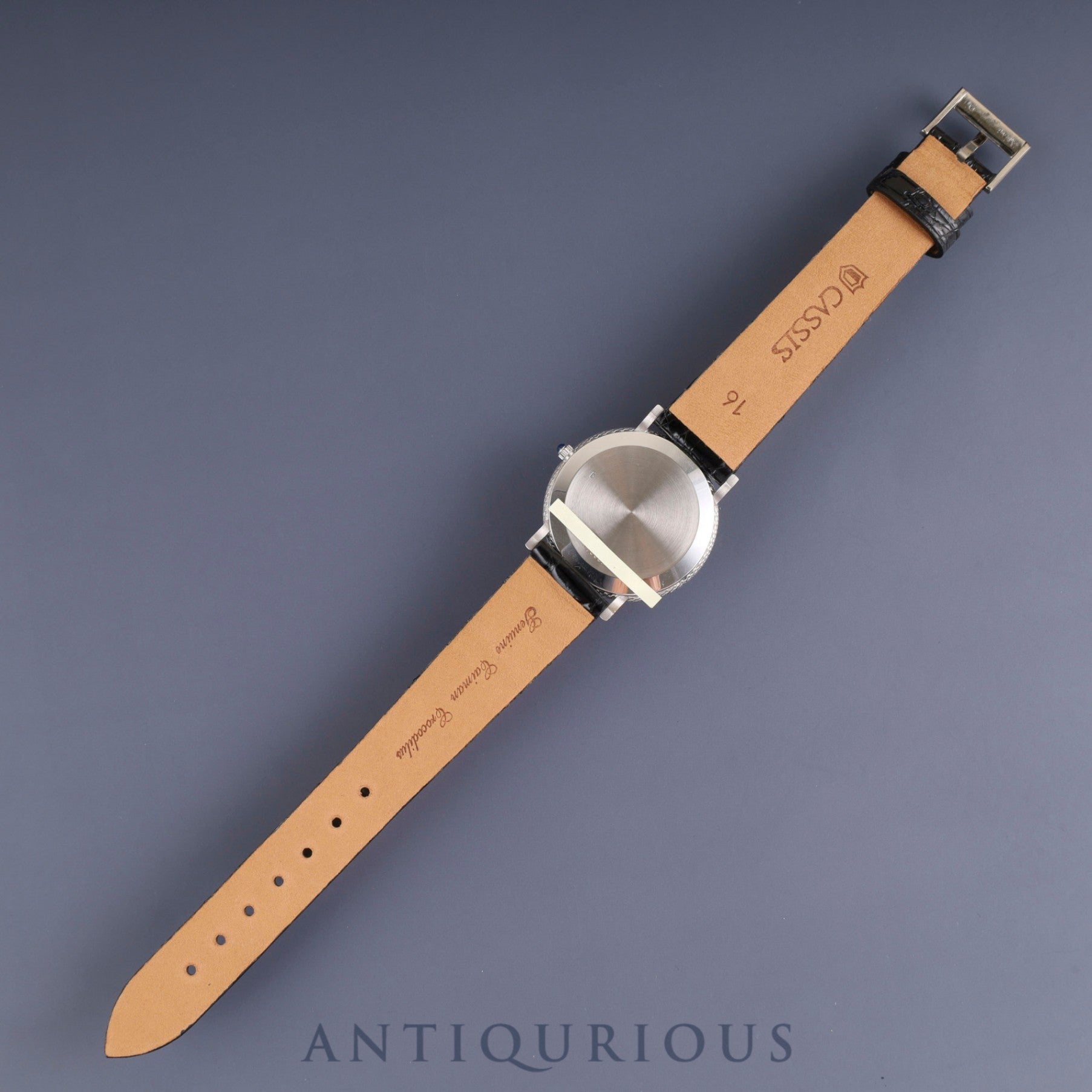 Piaget Round 9026 Manual Winding Cal.9P1 750 Leather Strap with Genuine Buckle (750) White Roman Dial 30mm Box Case Dust Bag Overhauled