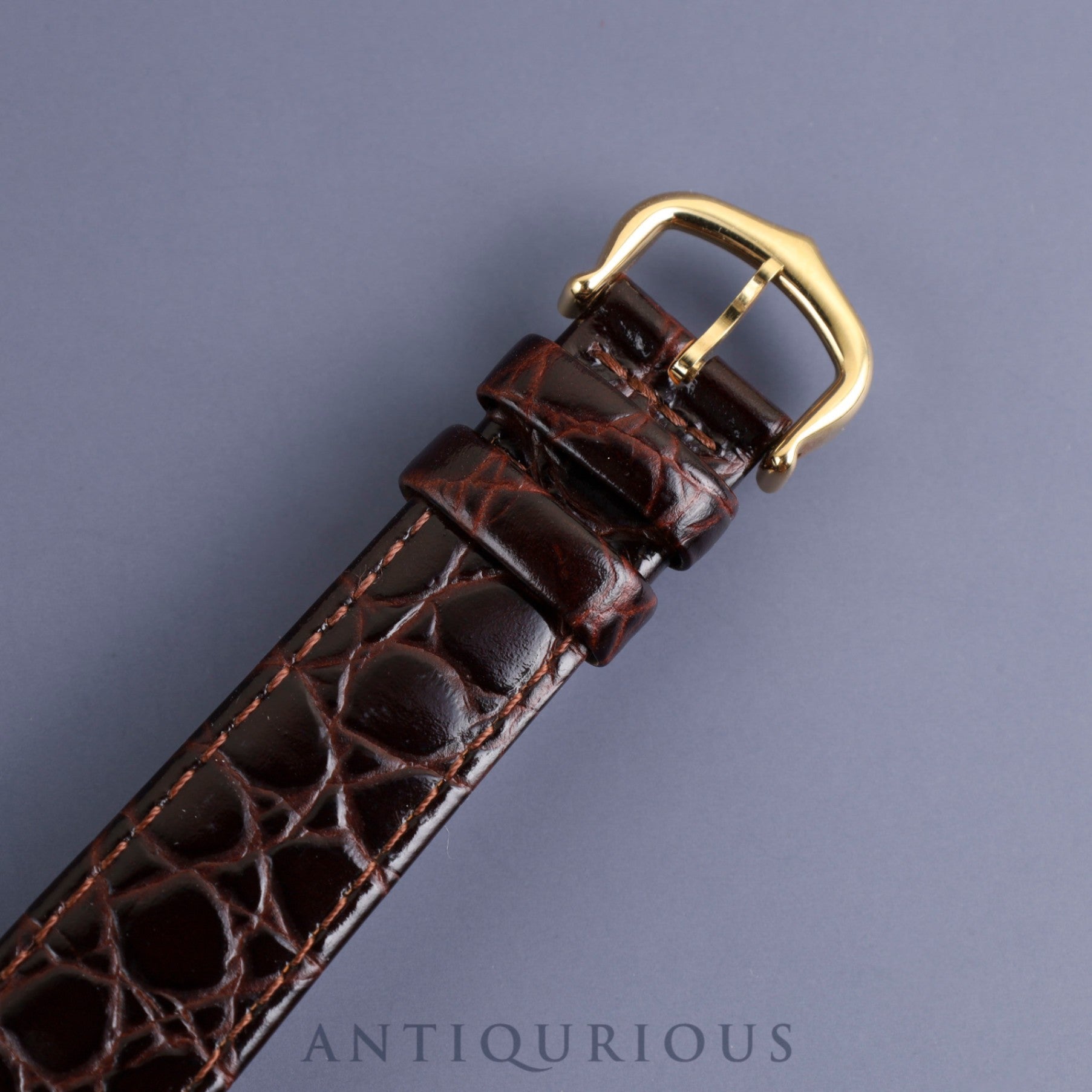 カルティエ マストタンク LM 手巻き Cal.78-1 SV925 革 純正尾錠(GP)マホガニー文字盤 オーバーホール済み