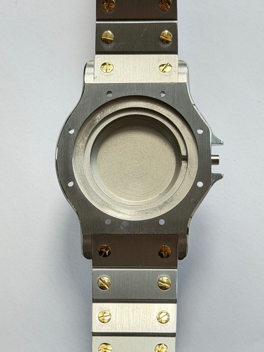 カルティエ サントス オクタゴン LM 2966 自動巻き Cal.ETA267.1 SS/YG SS/YG ホワイトローマン文字盤(SWISS表記) オーバーホール済み