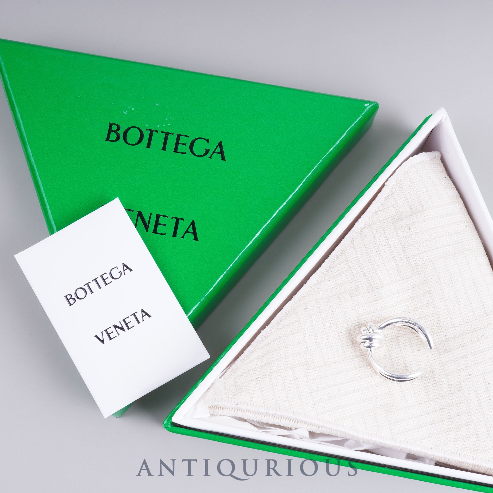 Bottega Veneta Ring Knot SV925 Approx. Size 15 Box, Dust Bag, Booklet