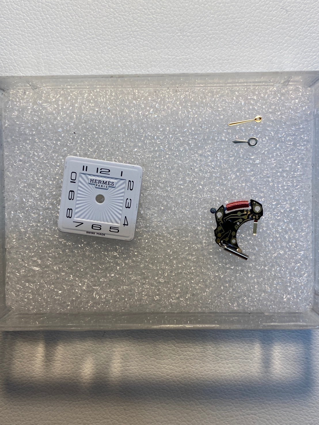 エルメス Hウォッチ HH1.101 クォーツ SS 純正革ベルト 純正尾錠(SS)ホワイト文字盤 箱 保証書(2022年)オーバーホール済み
