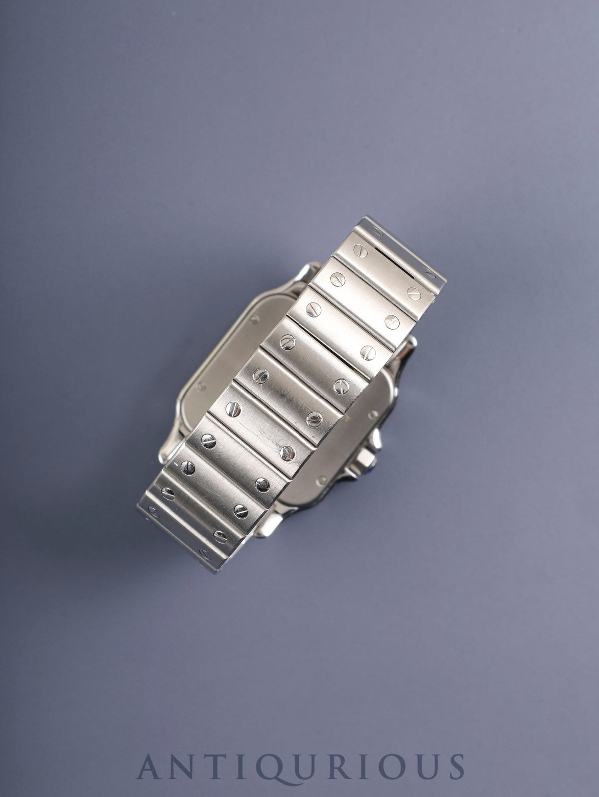 Cartier Santos Galbee XL W20098D6 / 2823 Automatic Cal.2892 SS SS Silver Roman Dial (SWISS MADE) Box Warranty (2008 / Name inscribed / Incorrect serial number) Manual Booklet DVD Overhauled