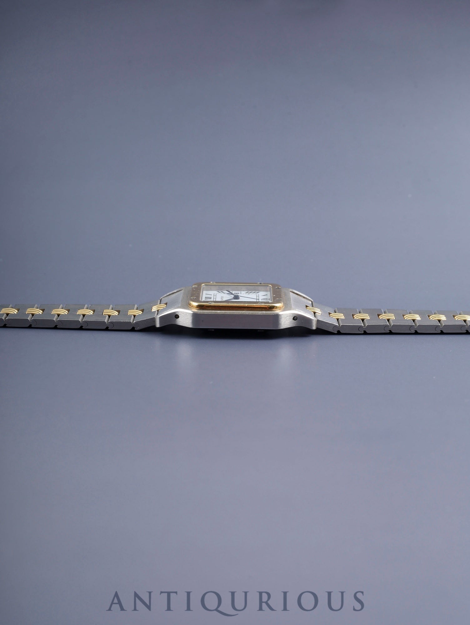 カルティエ サントス カレ LM 2961 自動巻き Cal.ETA2671 SS/YG SS/YG ホワイトローマン文字盤 オーバーホール済み