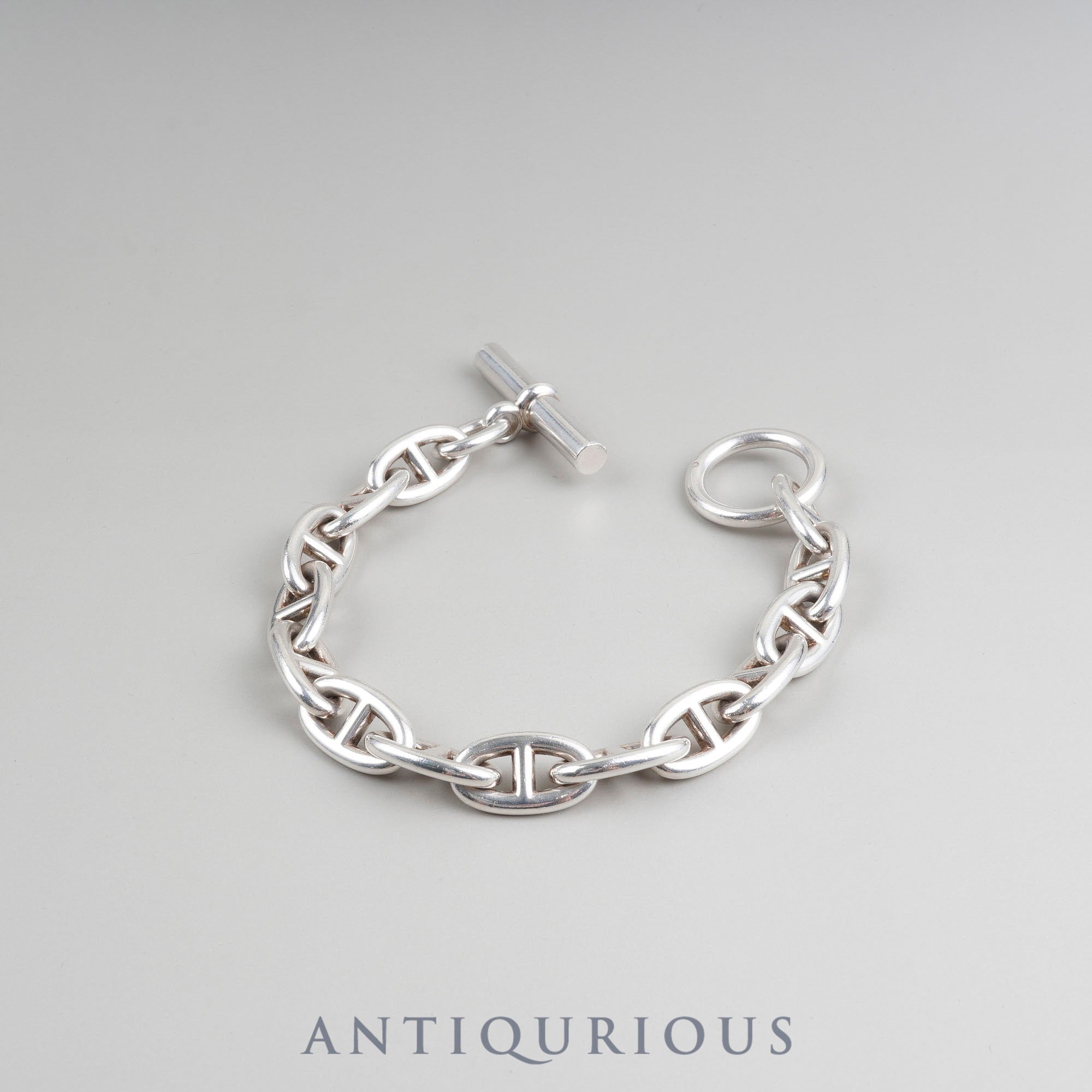 Hermes Bracelet Chaine d'Ancre GM 14 links SV925 23 years old